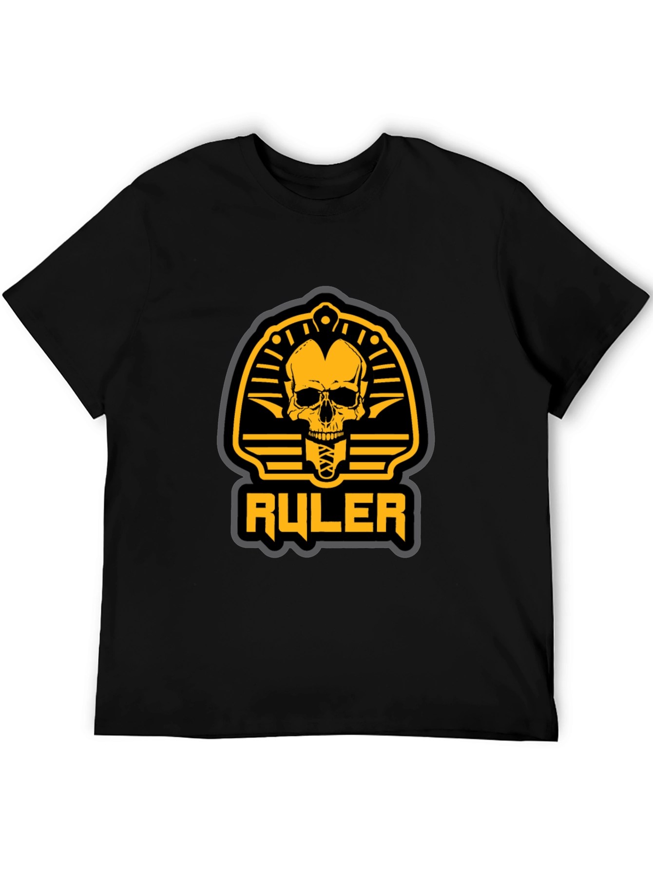 Skull Pharaoh Ruler Graphic Tee