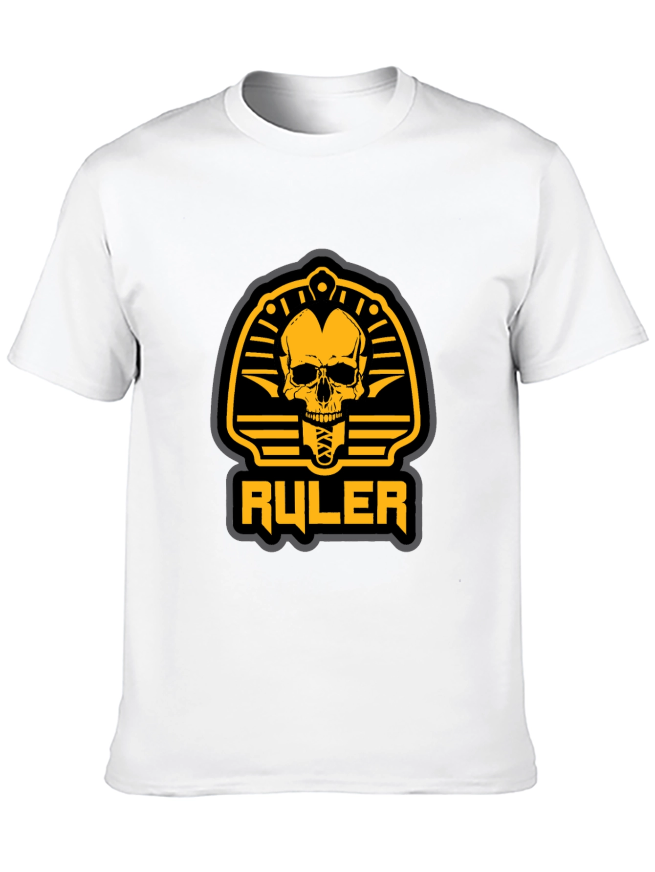 Skull Pharaoh Ruler Graphic Tee