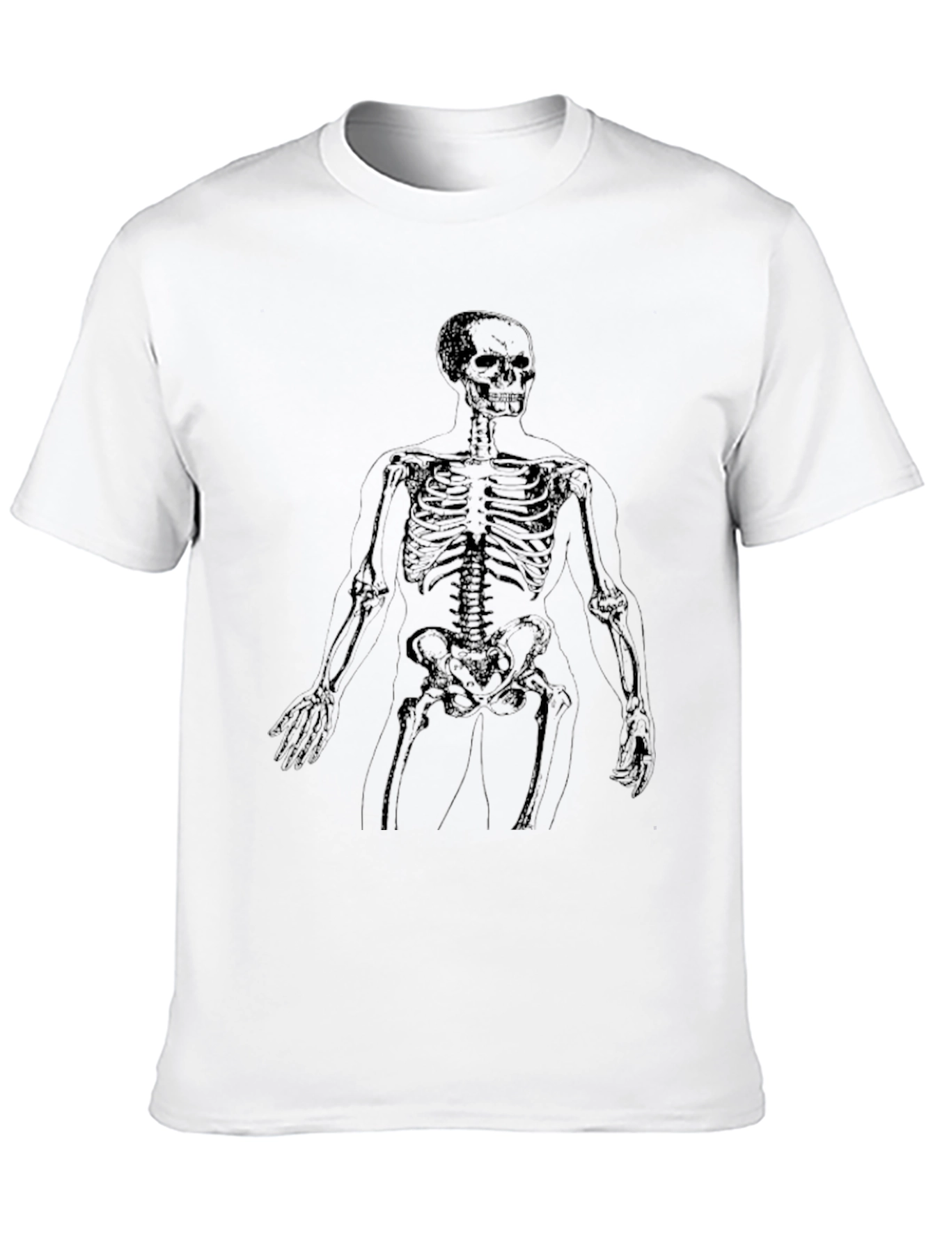 Skeleton Graphic T-Shirt - Black
