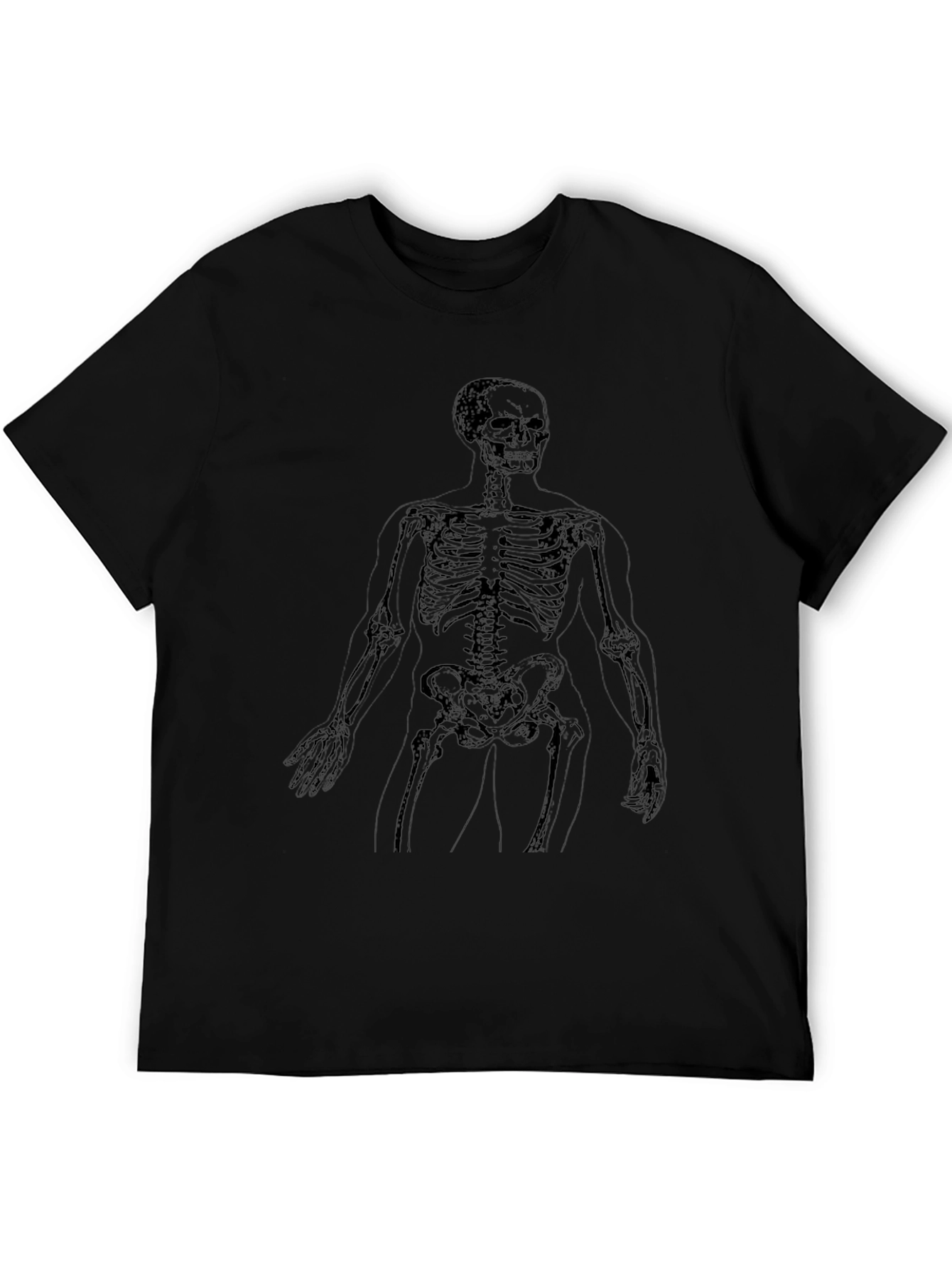 Skeleton Graphic T-Shirt - Black