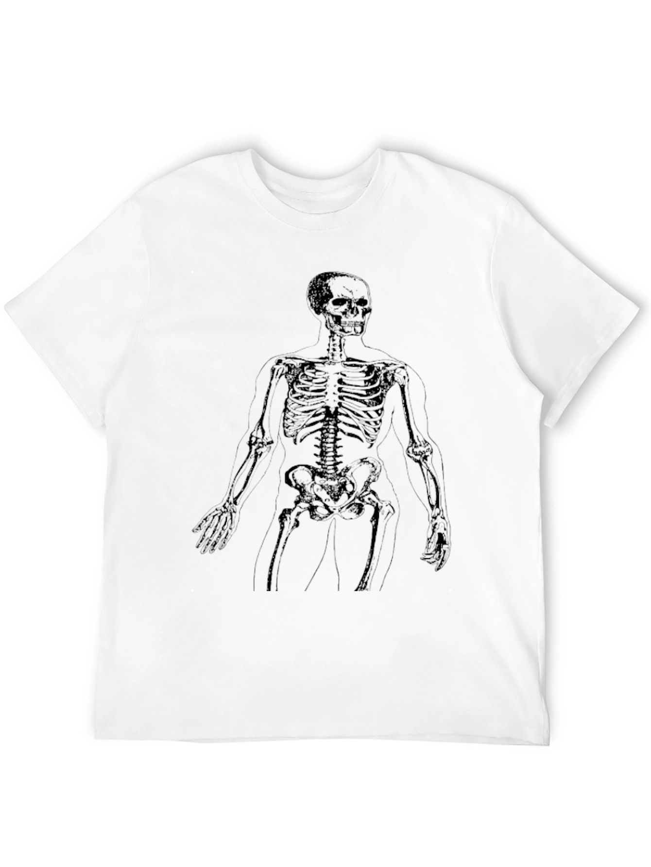 Skeleton Graphic T-Shirt - Black