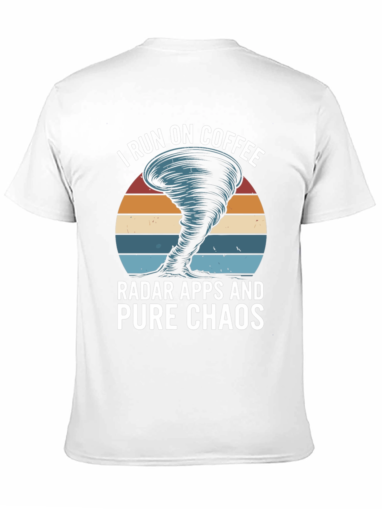 I Run On Coffee Radar Chaos Graphic Tee