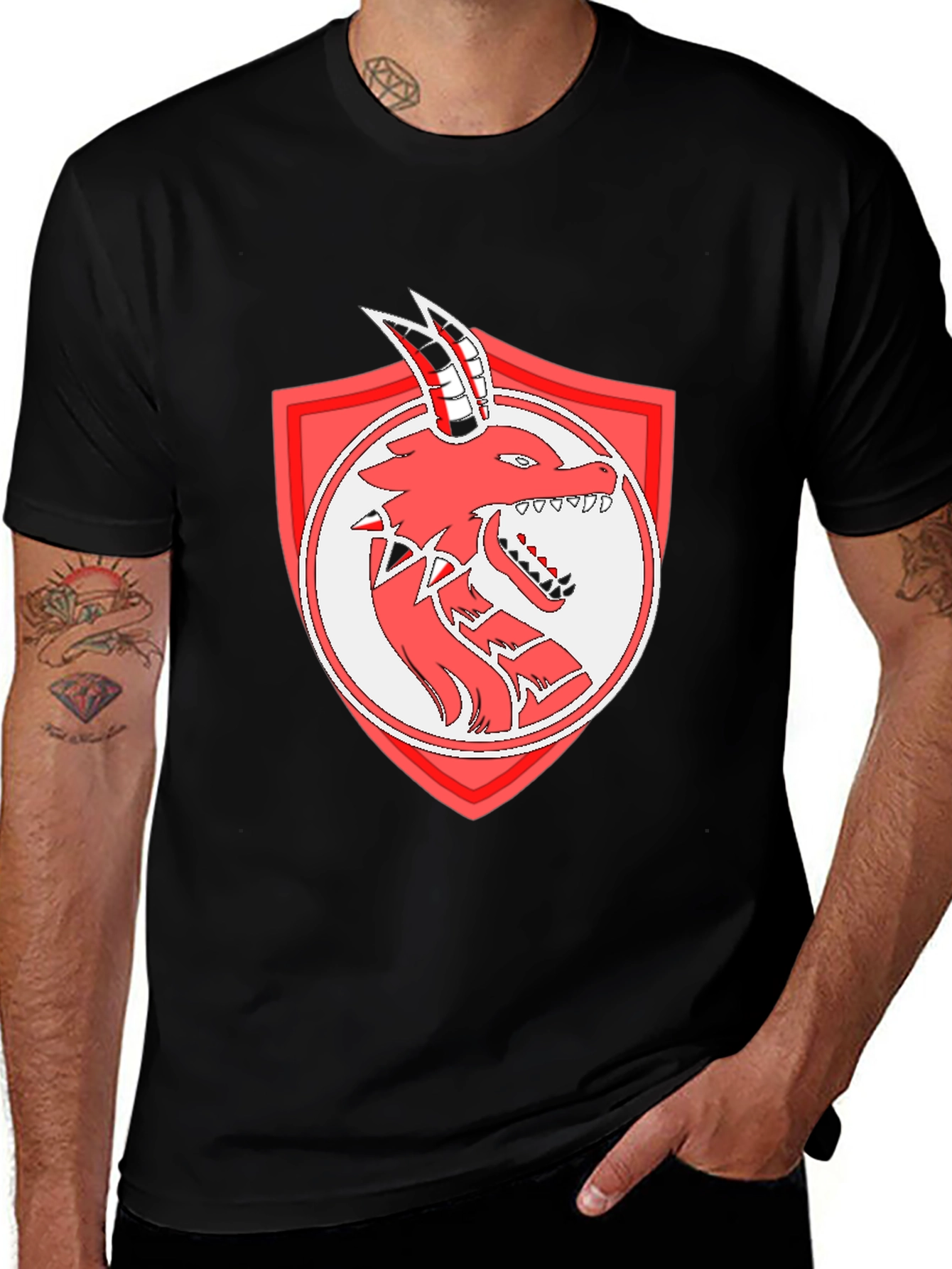 Dragon Emblem Black T-Shirt
