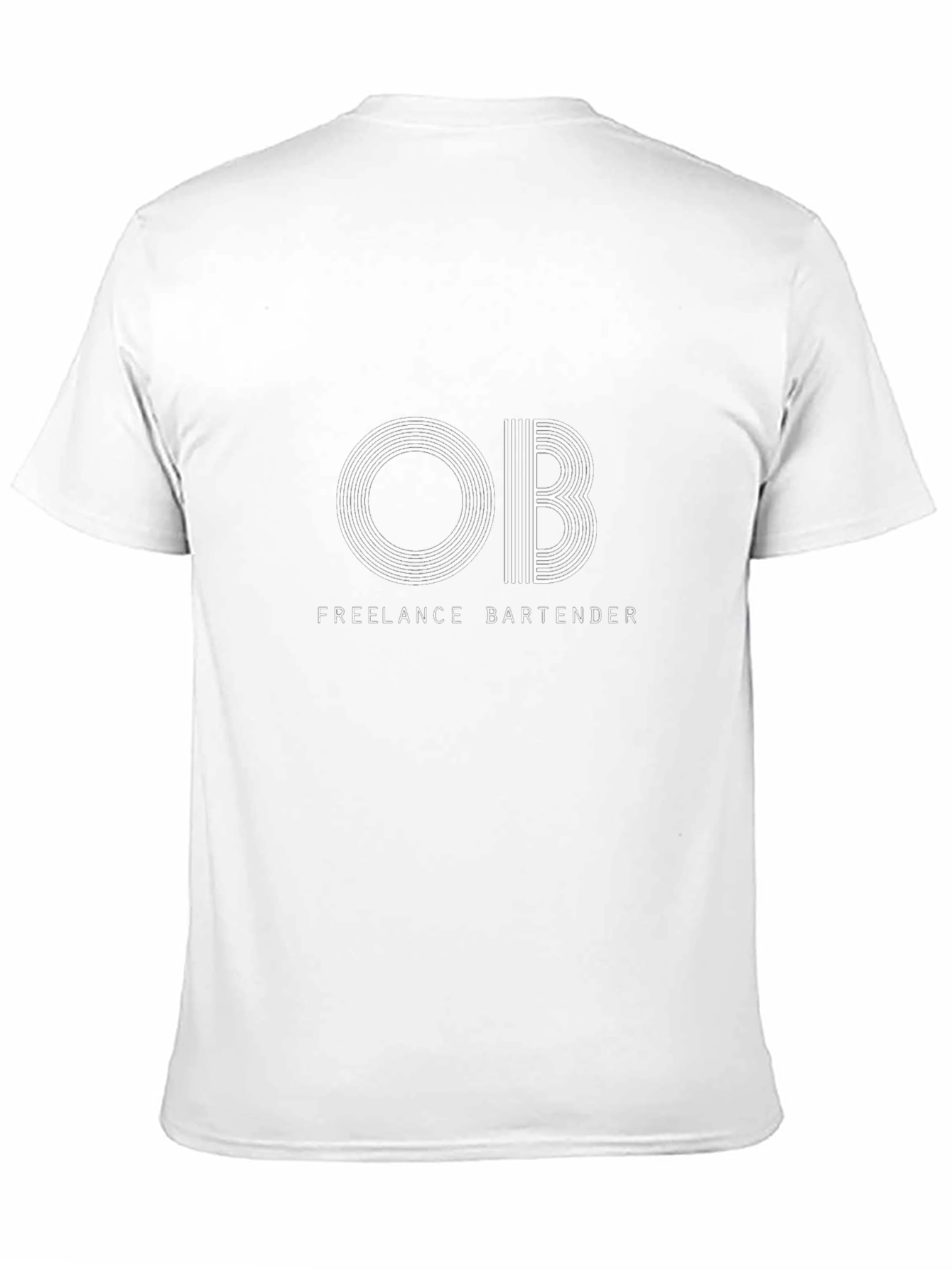 Freelance Bartender Graphic T-Shirt - OB Design