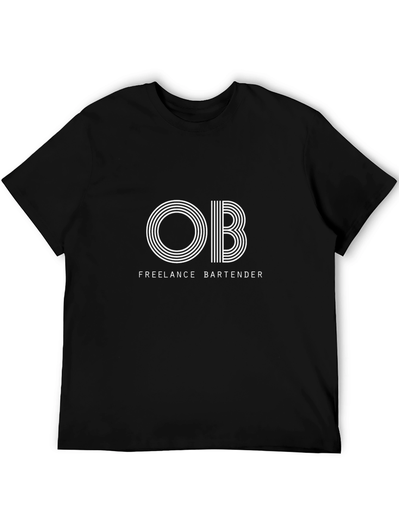 Freelance Bartender Graphic T-Shirt - OB Design