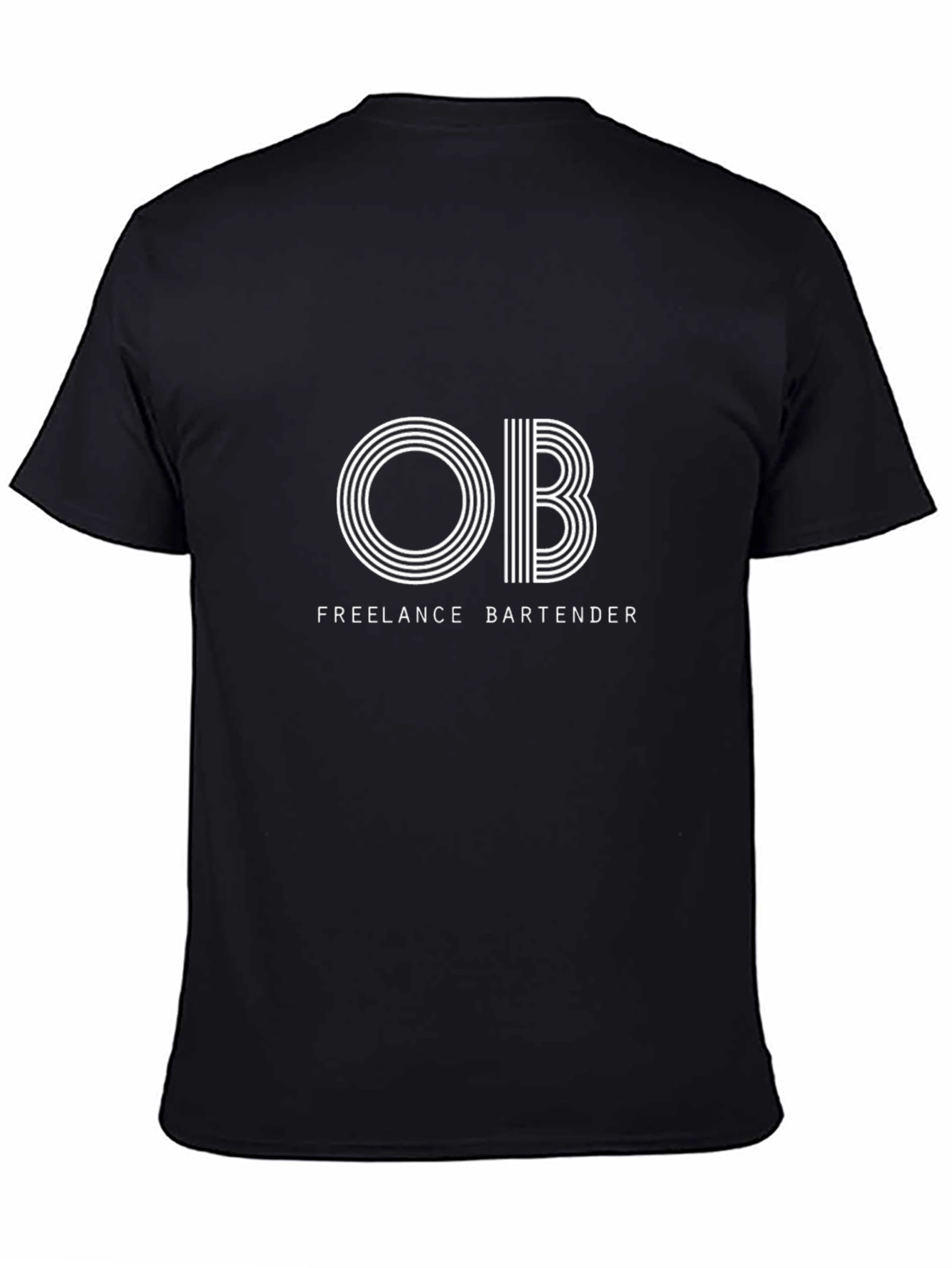 Freelance Bartender Graphic T-Shirt - OB Design
