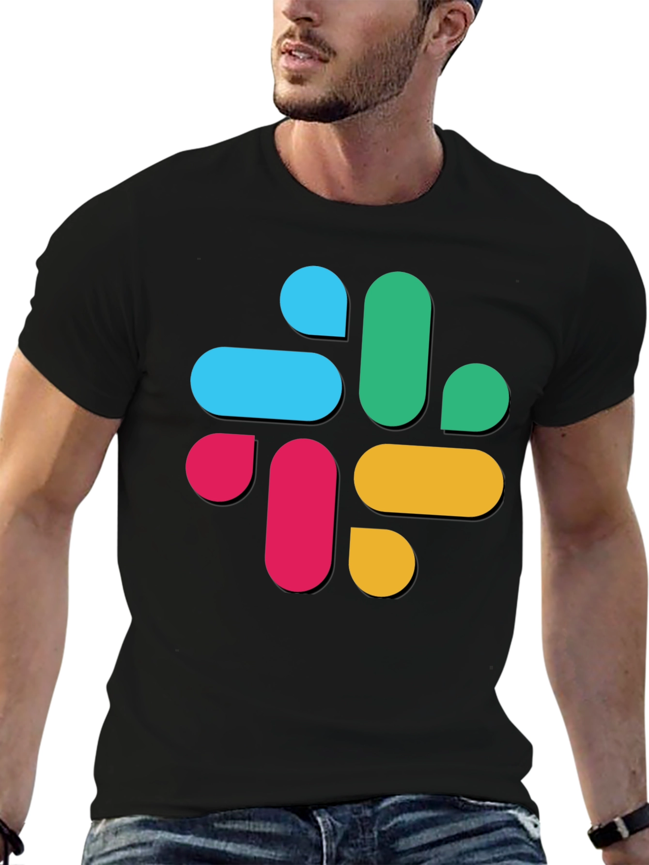 Slack Logo Graphic T-Shirt - Casual Comfort