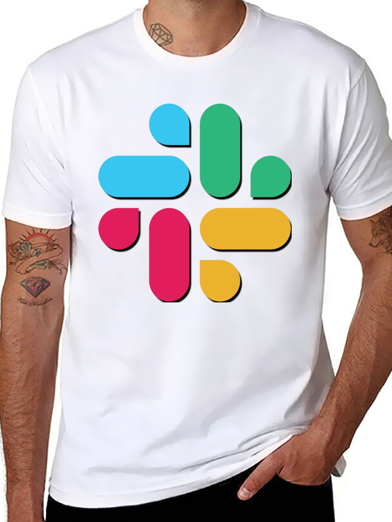 Slack Logo Graphic T-Shirt - Casual Comfort