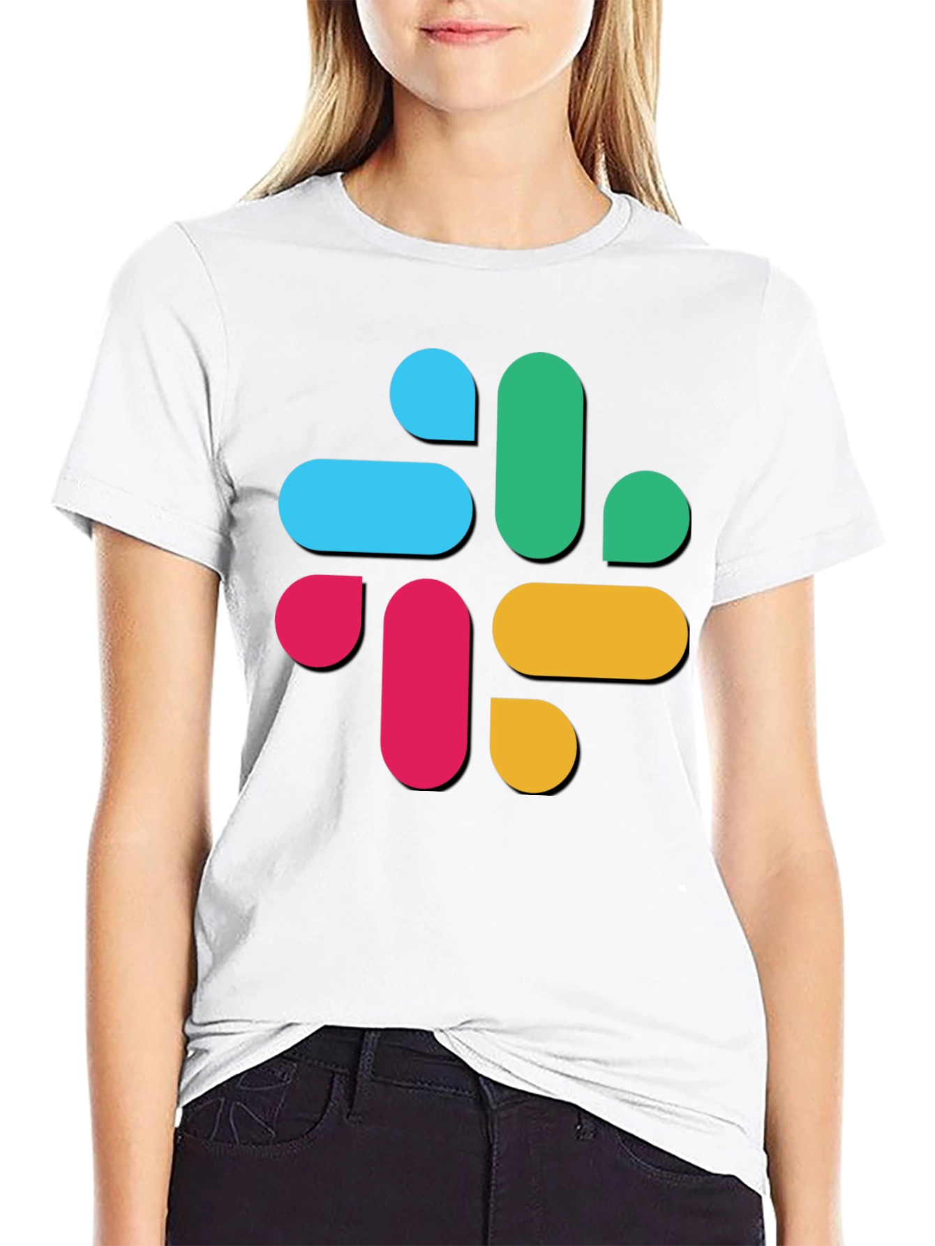 Slack Logo Graphic T-Shirt - Casual Comfort
