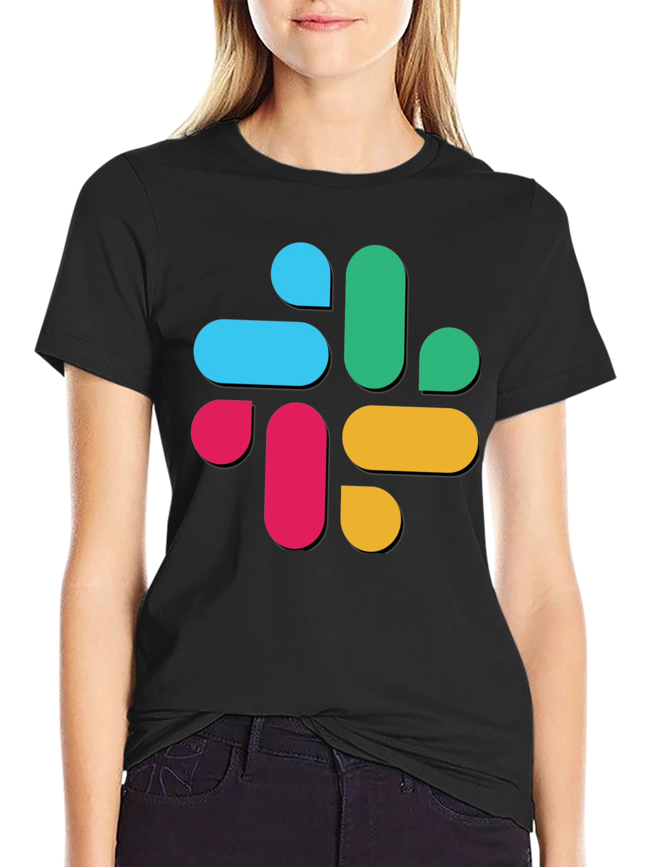 Slack Logo Graphic T-Shirt - Casual Comfort