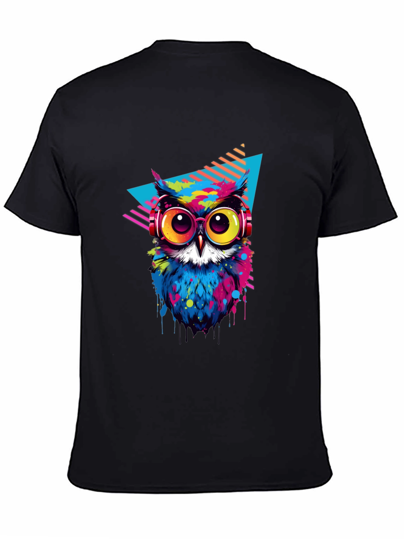 Vaporwave Owl T-Shirt - Retro 80s Style Tee