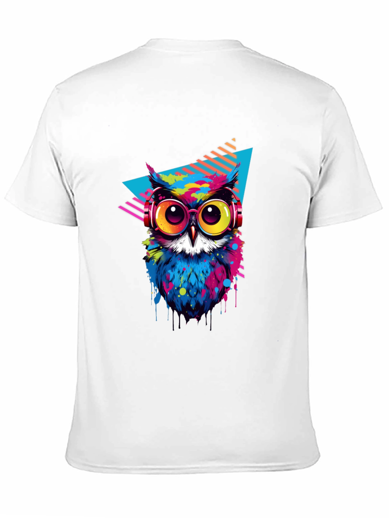 Vaporwave Owl T-Shirt - Retro 80s Style Tee
