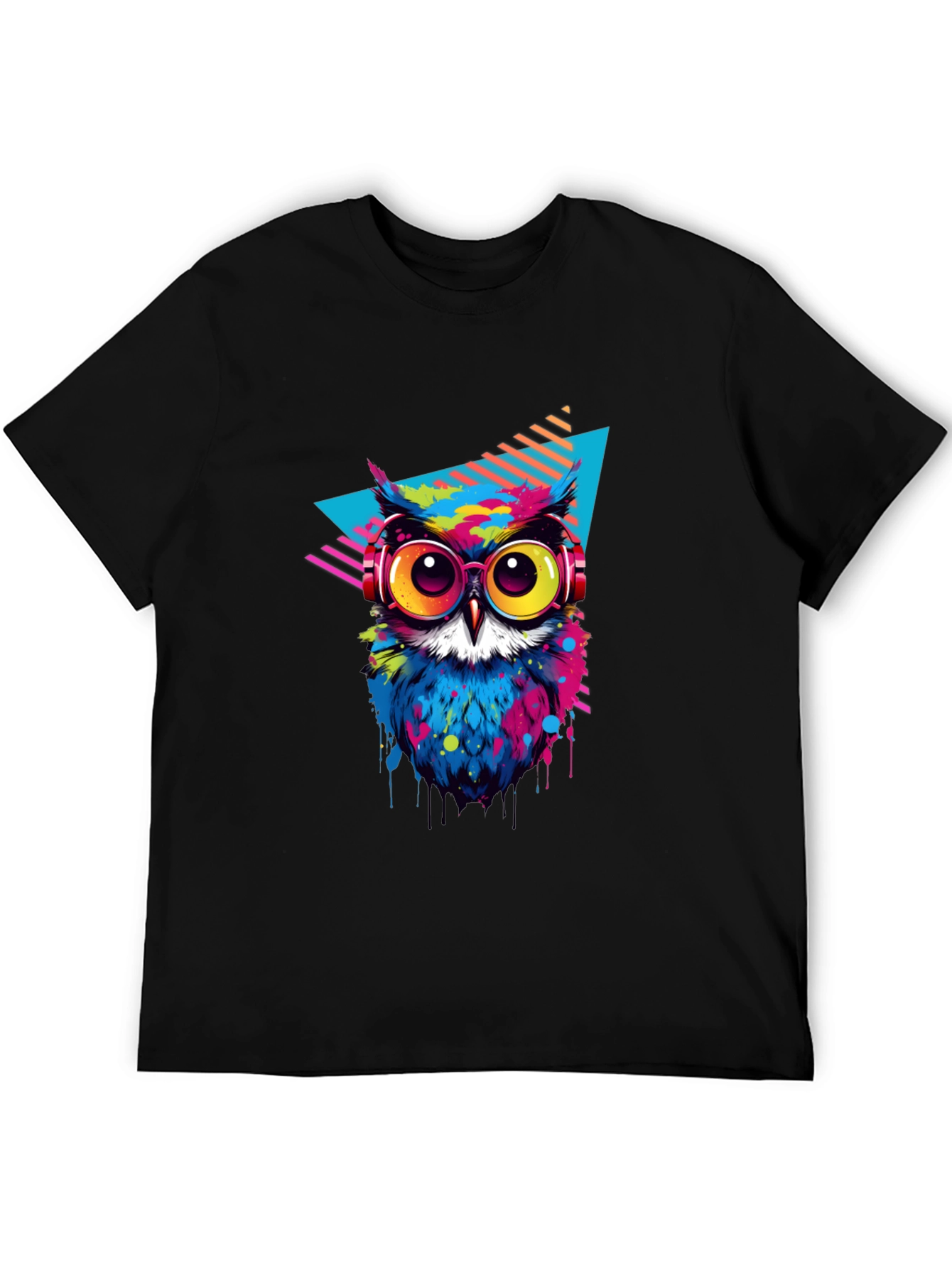 Vaporwave Owl T-Shirt - Retro 80s Style Tee