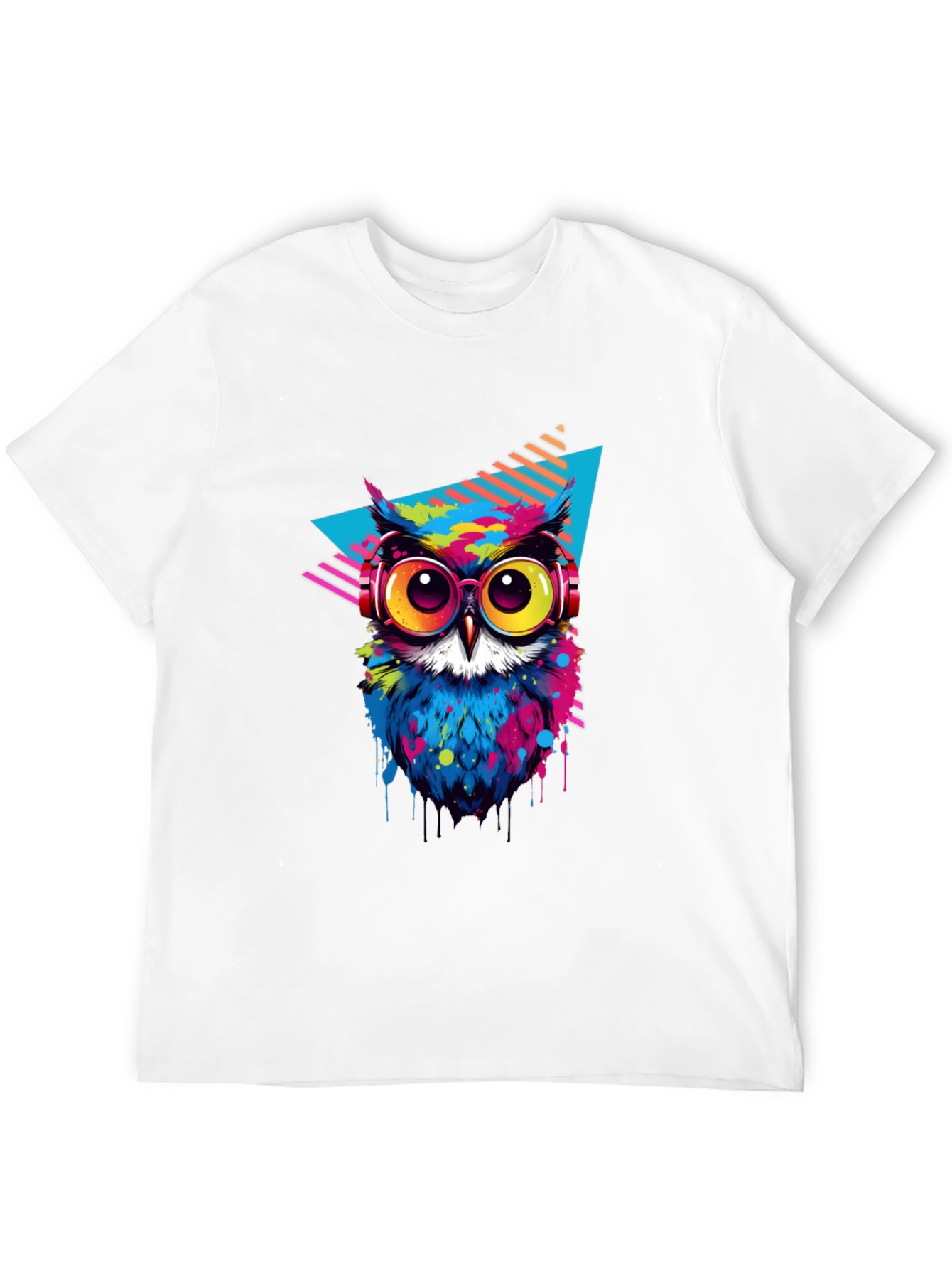 Vaporwave Owl T-Shirt - Retro 80s Style Tee
