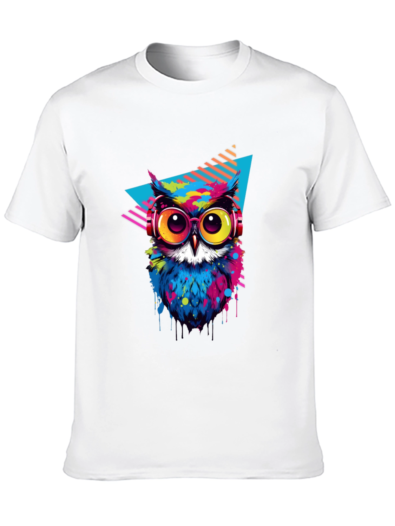 Vaporwave Owl T-Shirt - Retro 80s Style Tee