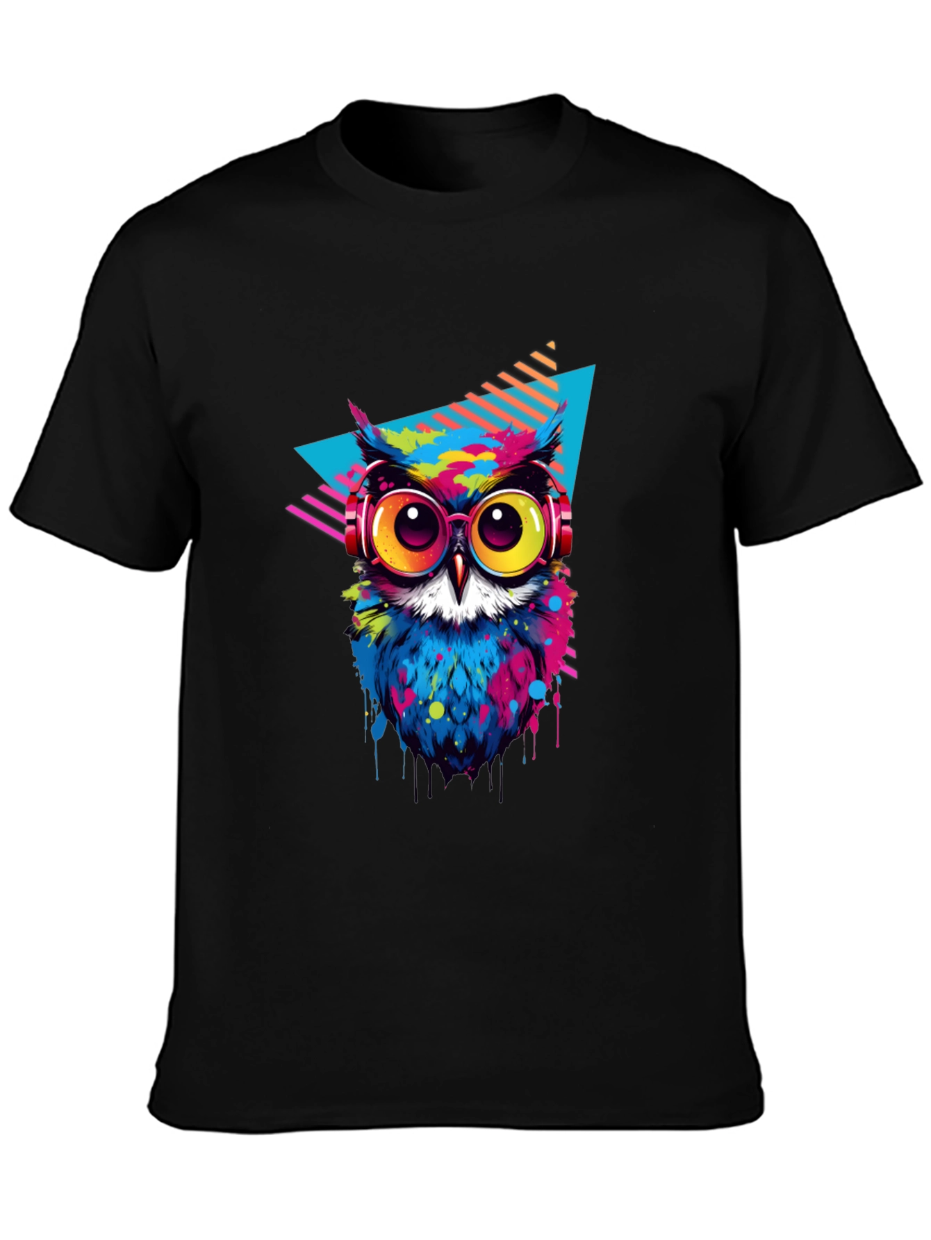 Vaporwave Owl T-Shirt - Retro 80s Style Tee