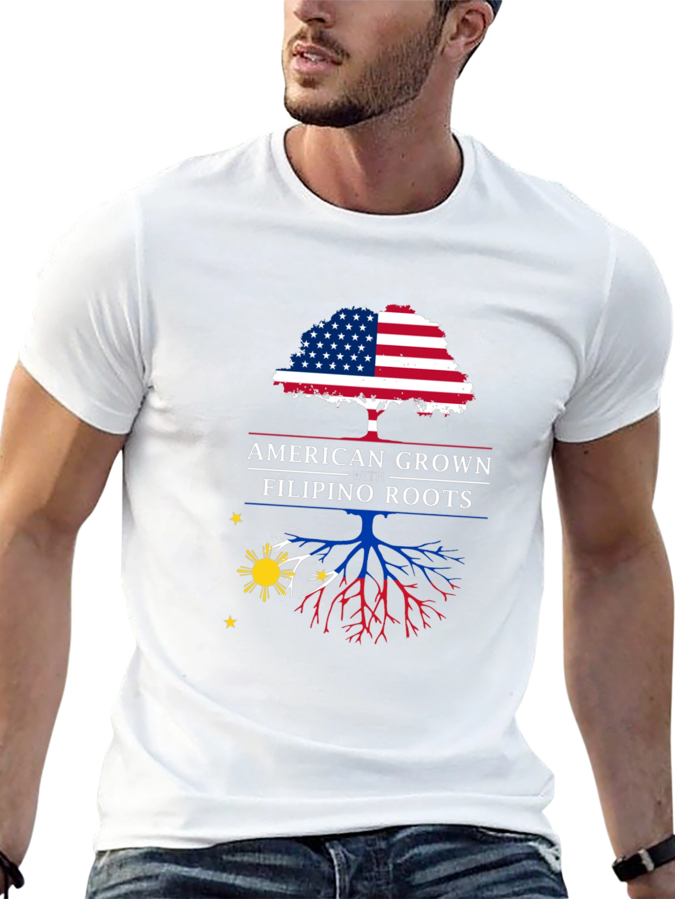 American Grown with Filipino Roots T-Shirt
