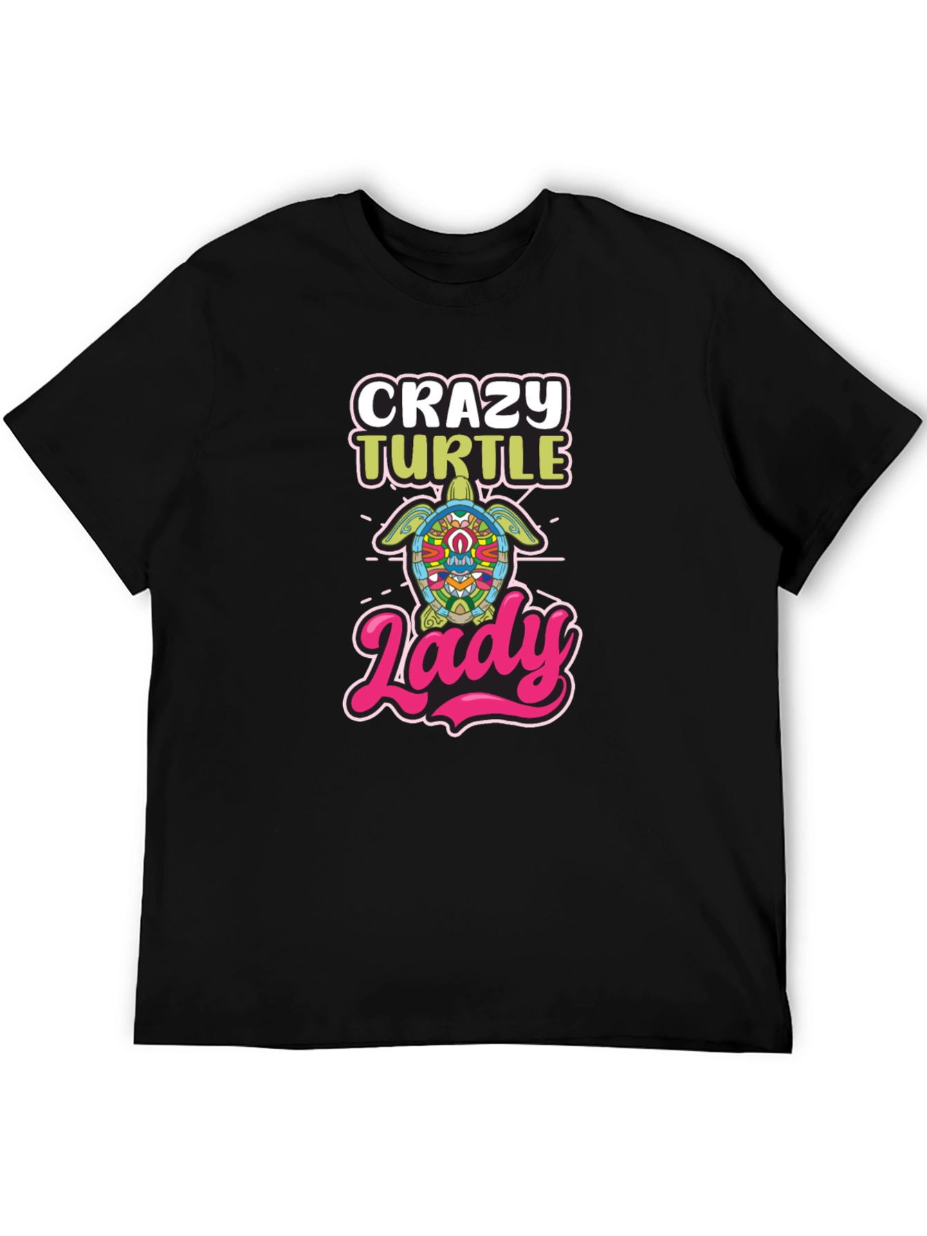 Crazy Turtle Lady Graphic T-Shirt