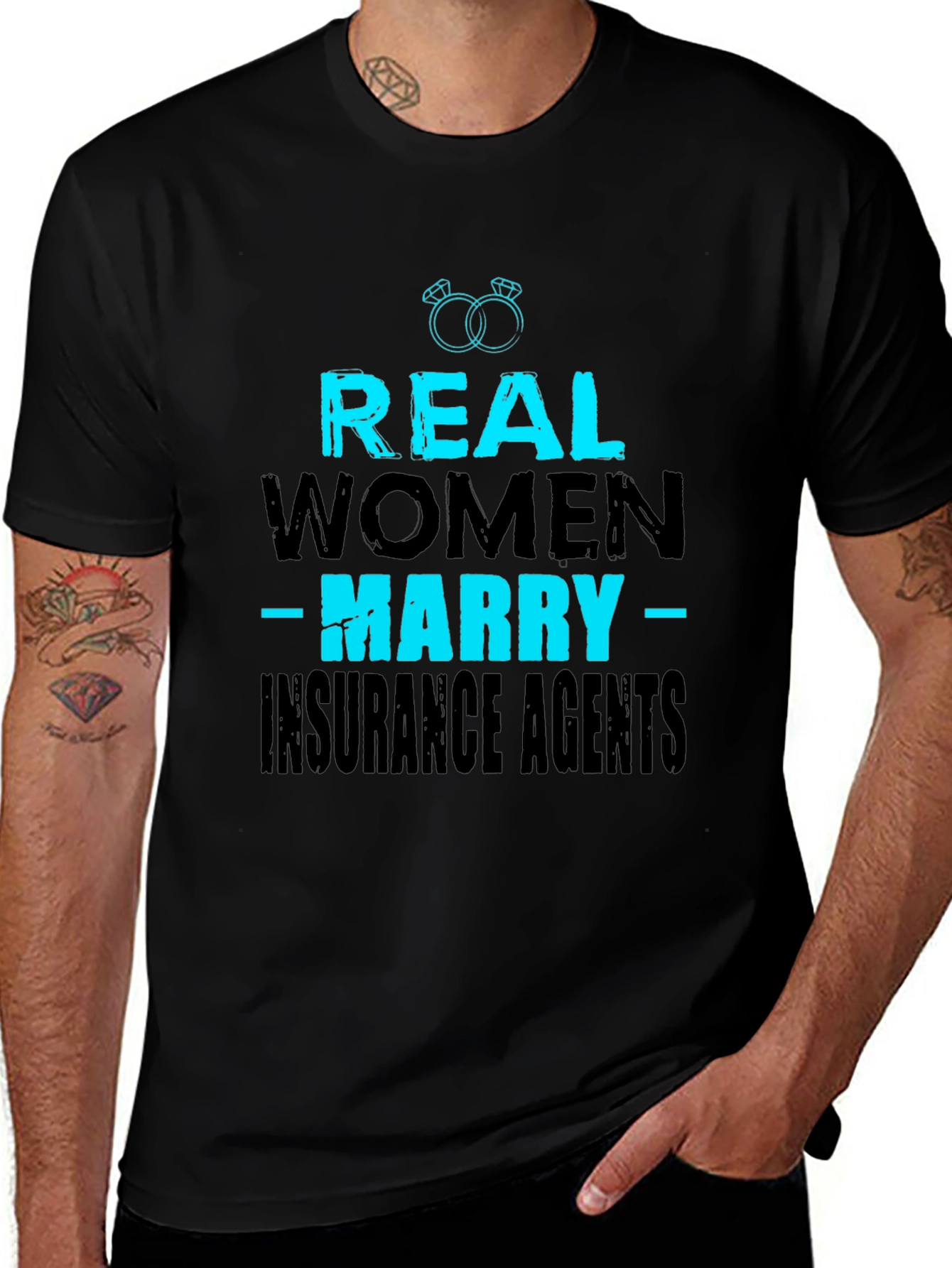 Real Women Marry Insurance Agents T-Shirt
