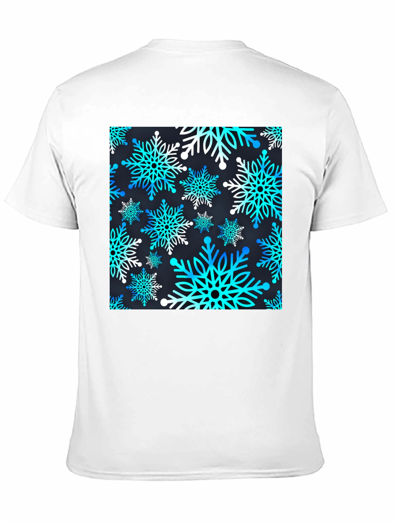 Snowflake Pattern T-Shirt