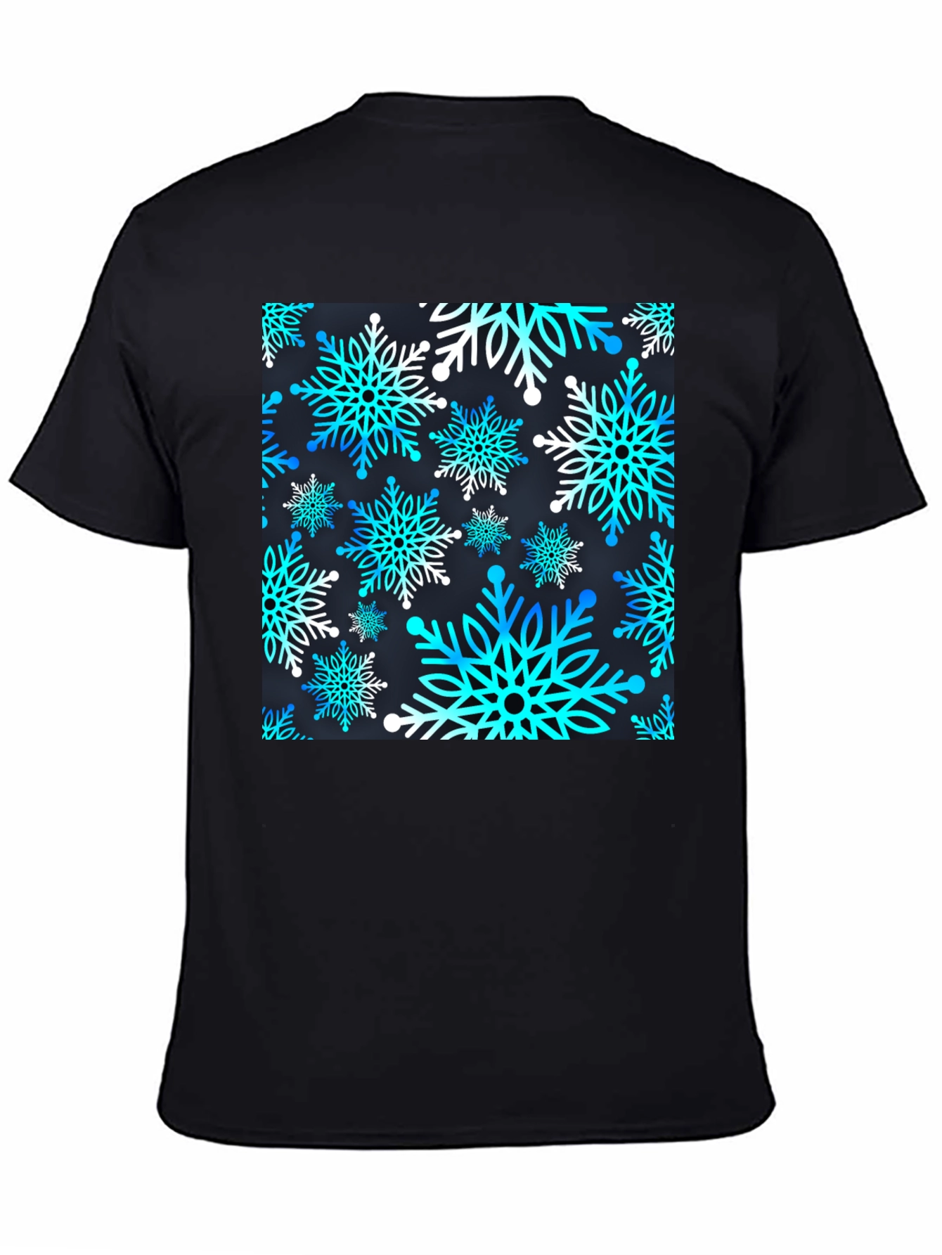 Snowflake Pattern T-Shirt
