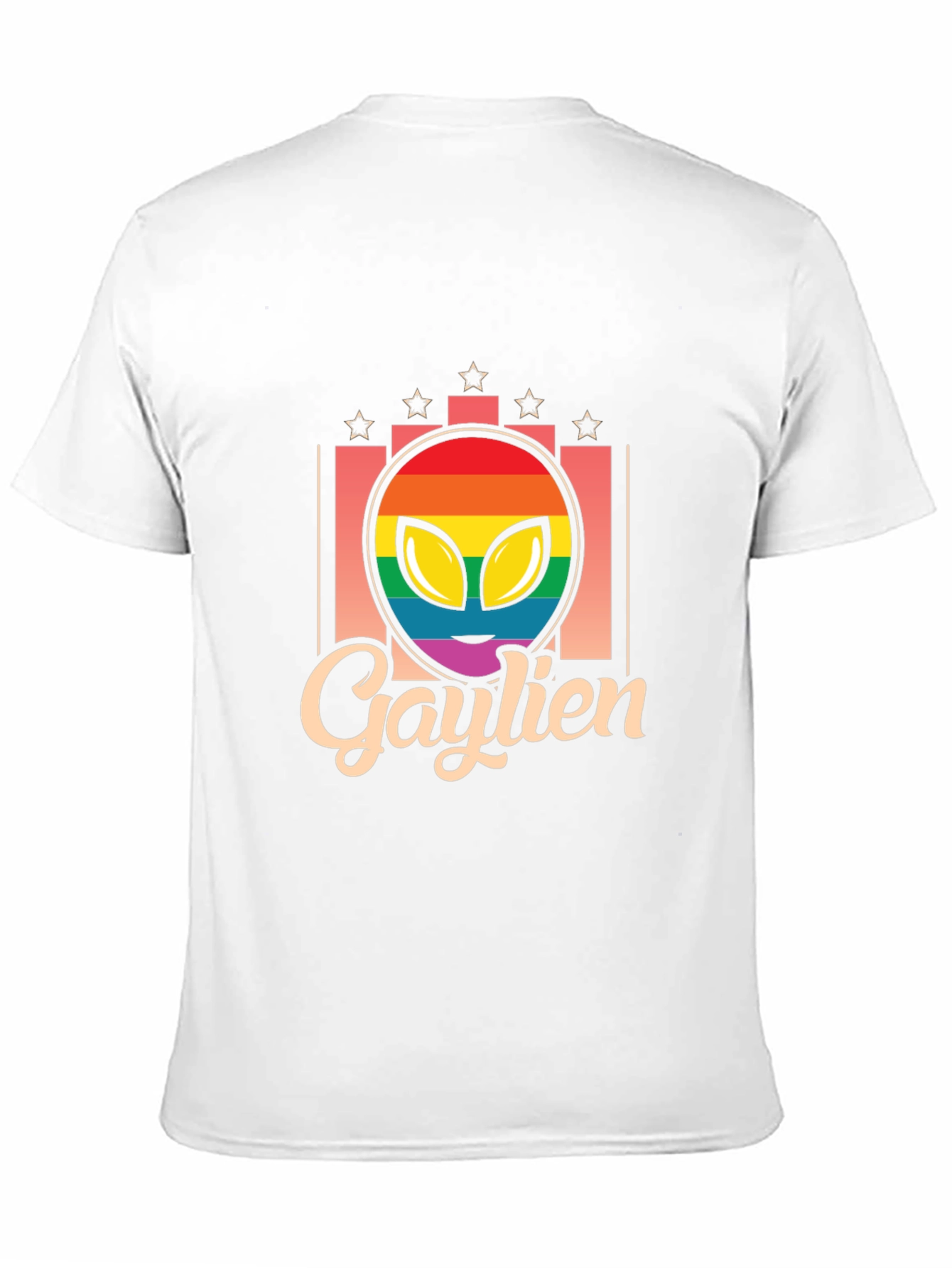Gaylien T-Shirt - Rainbow Alien Pride Tee