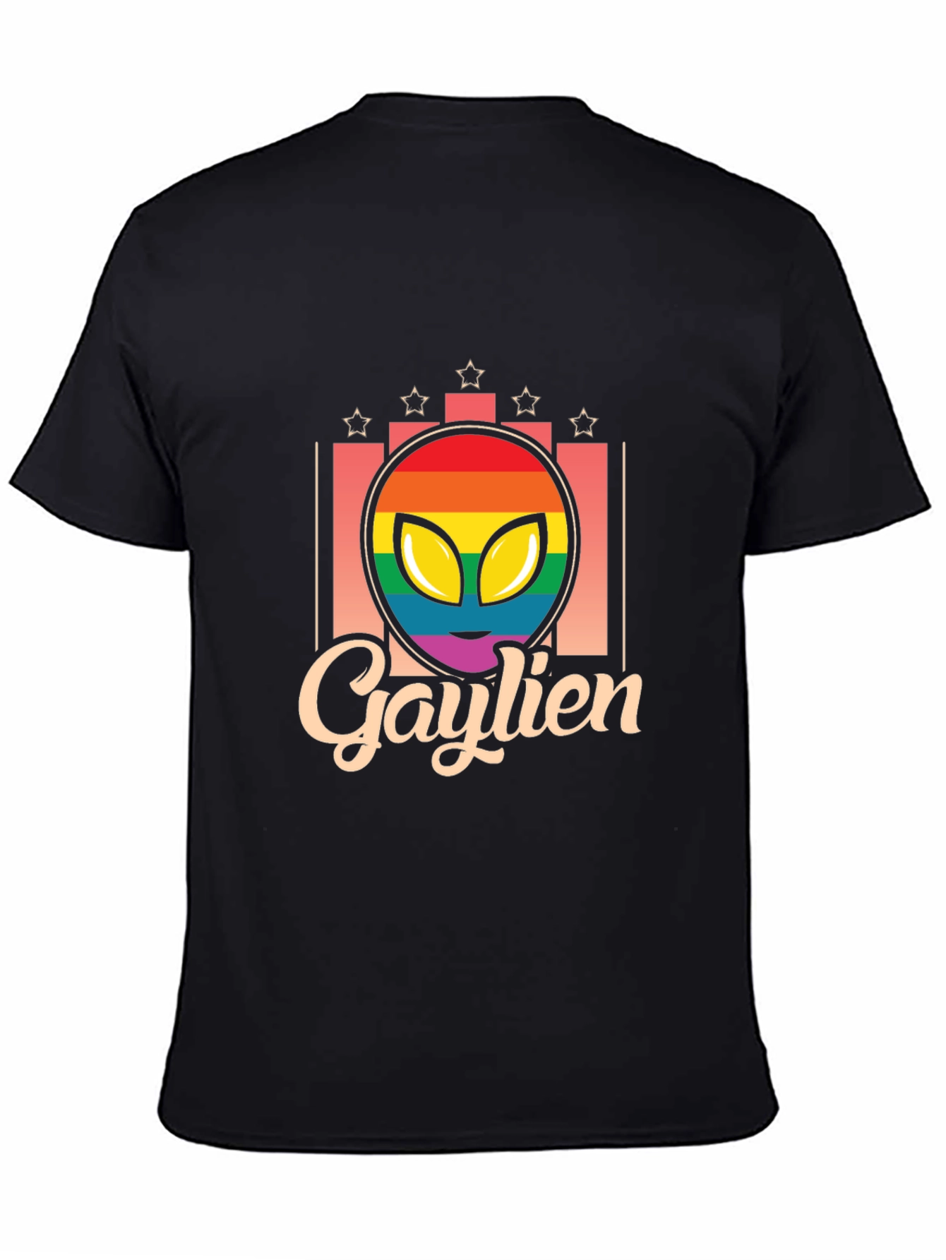 Gaylien T-Shirt - Rainbow Alien Pride Tee