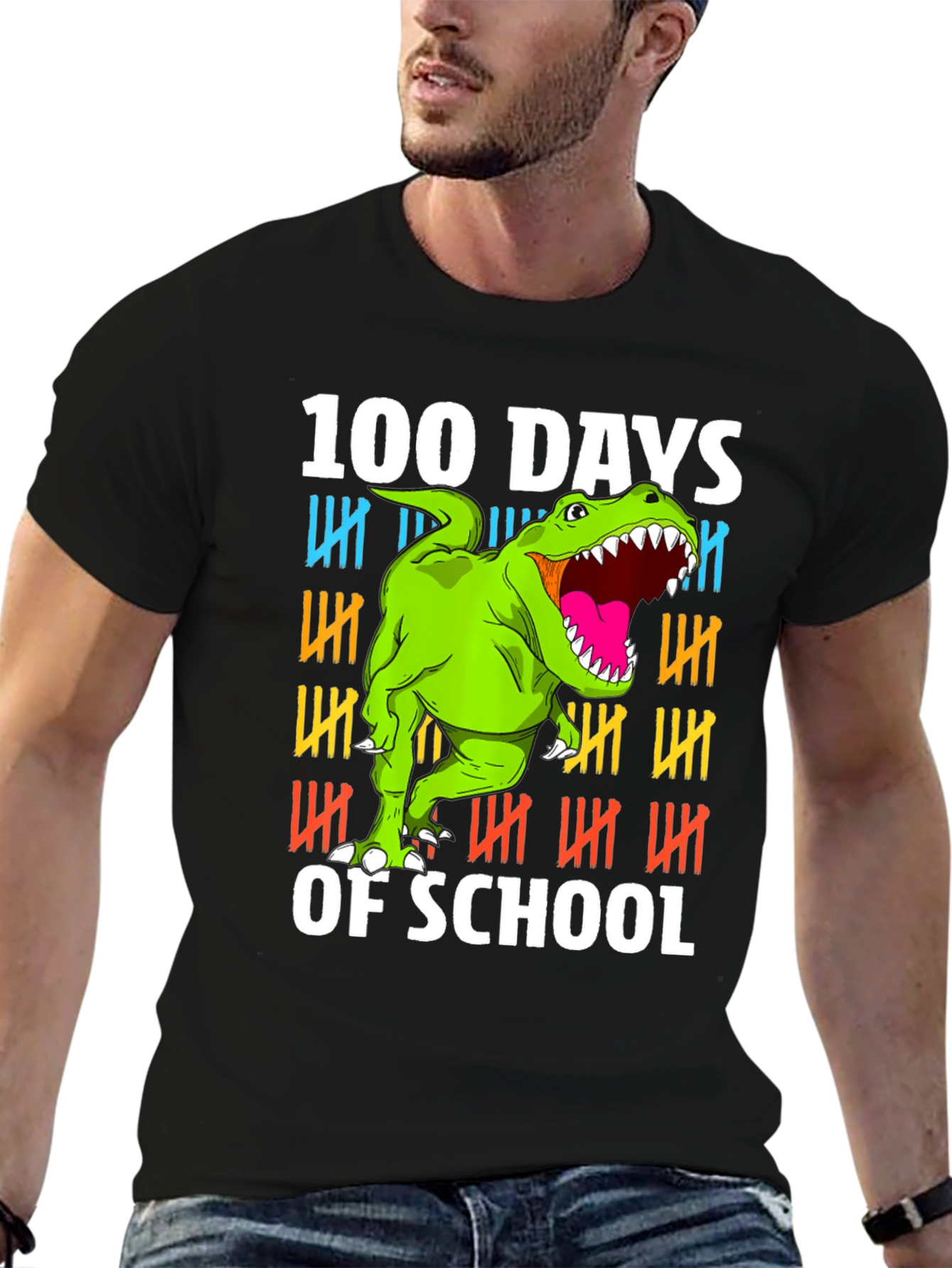 100 Days of School Dinosaur T-Shirt
