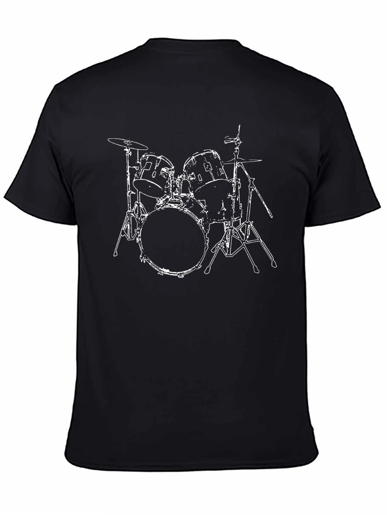 Drum Kit Graphic Tee - Musician Style