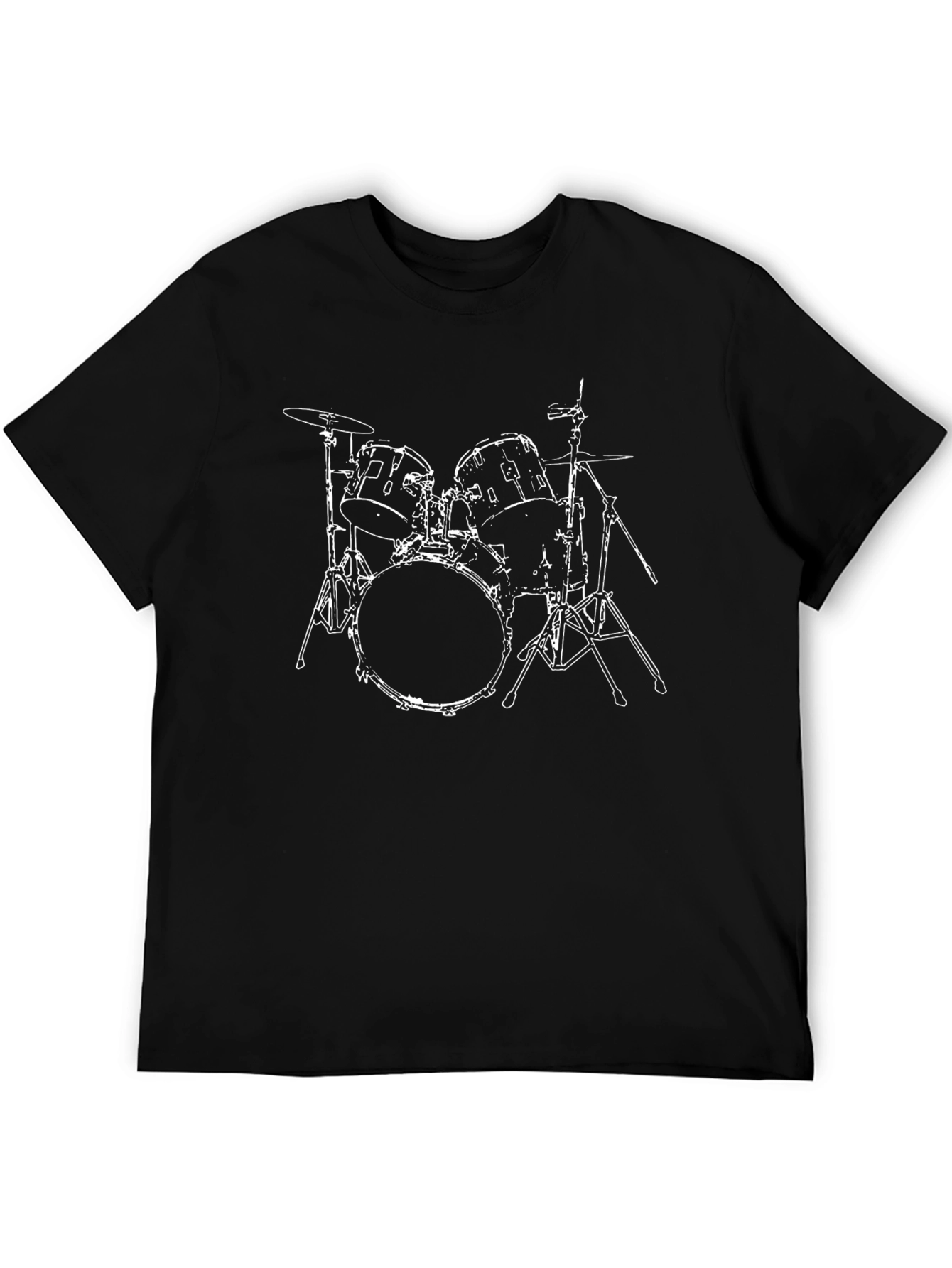 Drum Kit Graphic Tee - Musician Style
