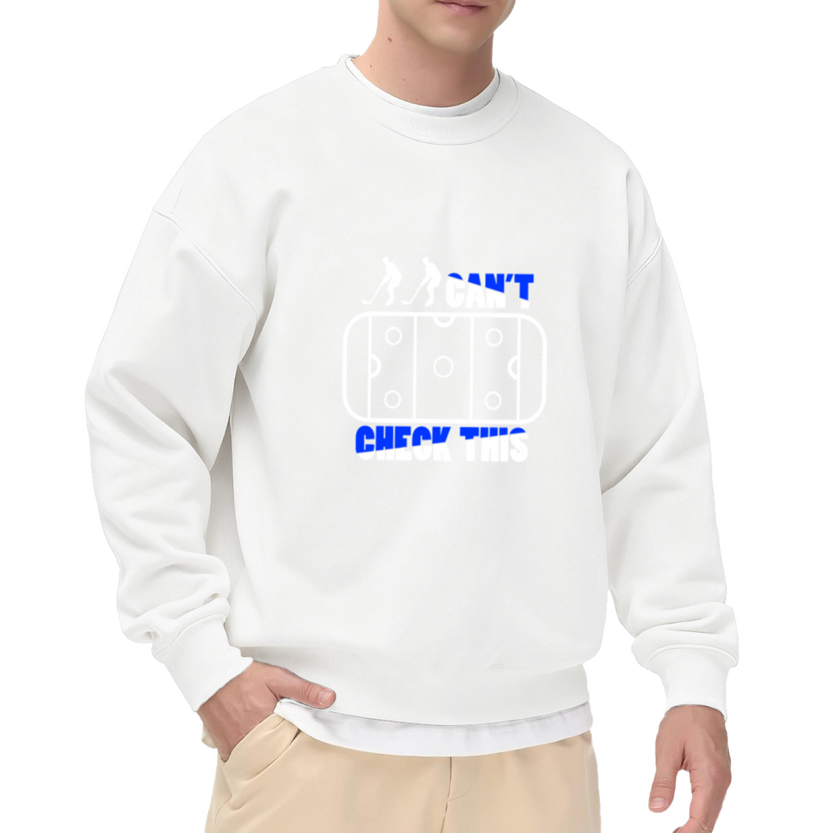 Hockey Lover Design - Crewneck Sweatshirt | Hockey Lover, Hockey Gift, Athletic Gift