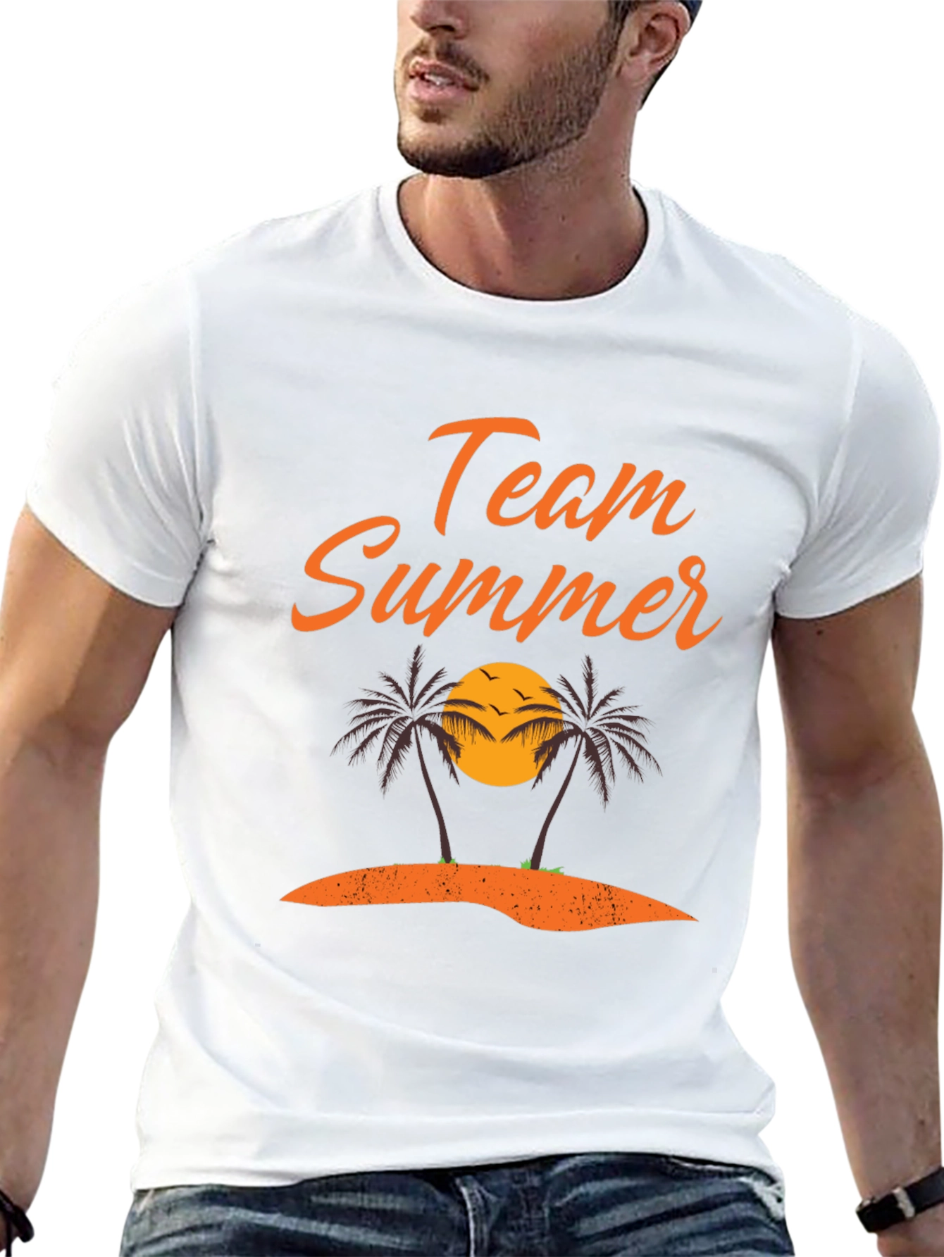 Team Summer Graphic T-Shirt | Beach Vibes