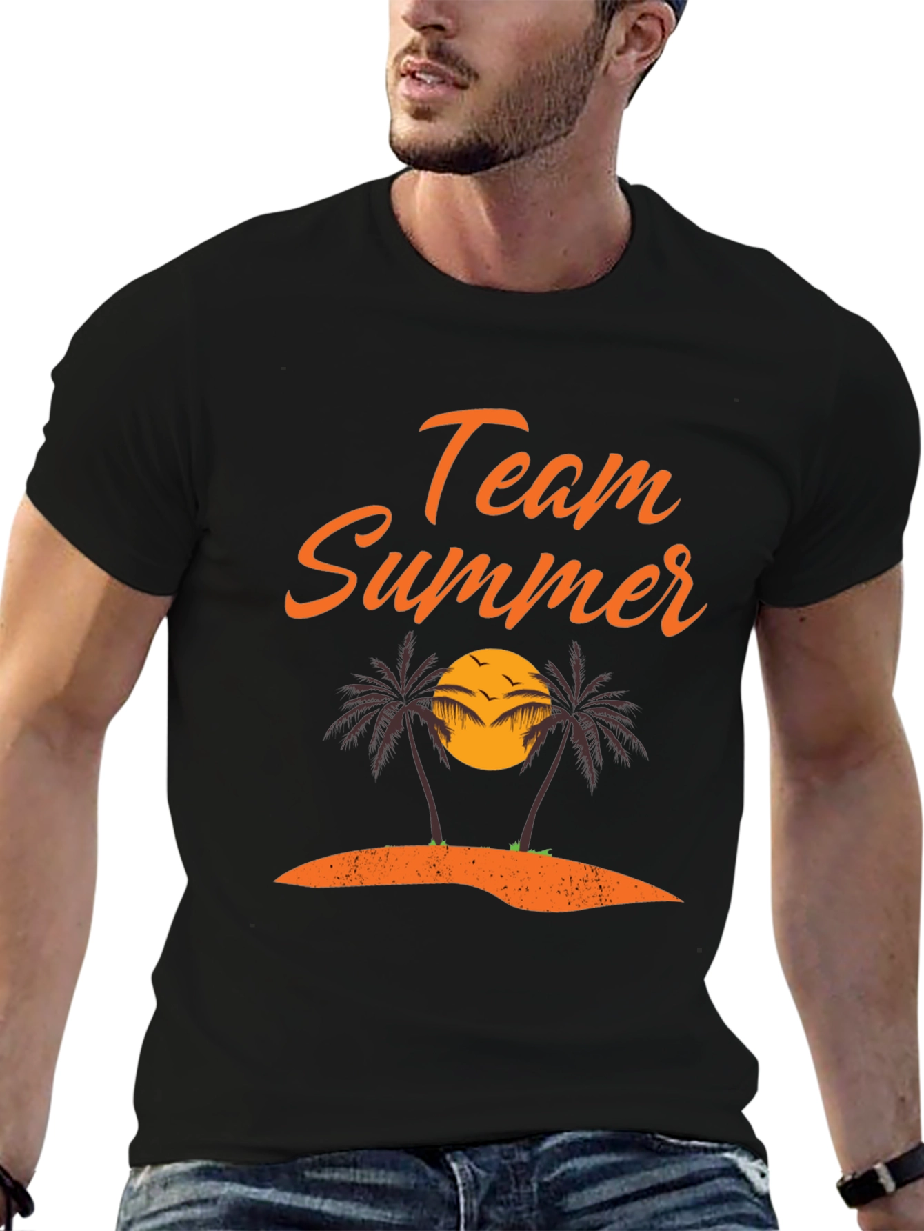 Team Summer Graphic T-Shirt | Beach Vibes