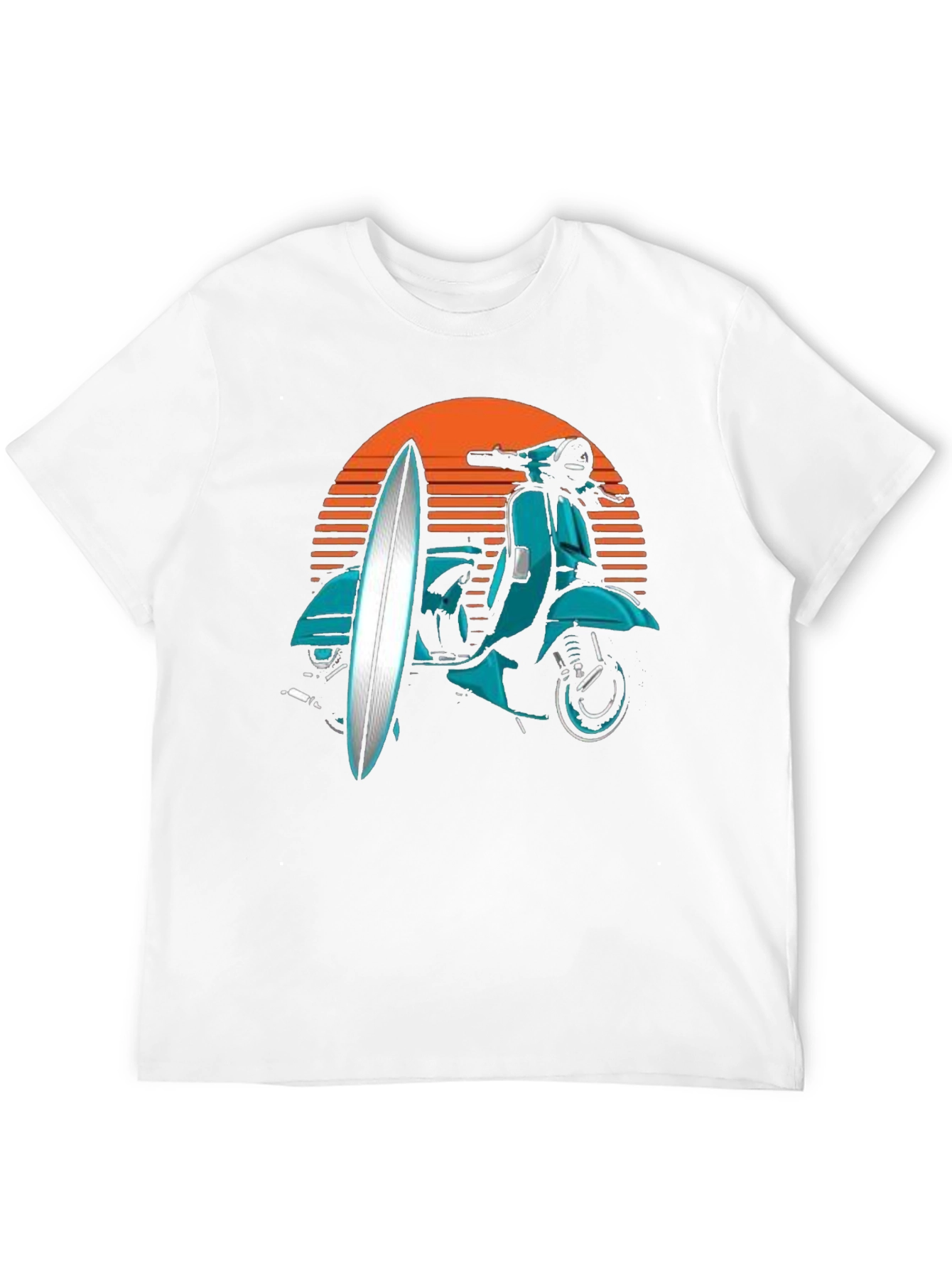 Surfboard & Scooter Tee