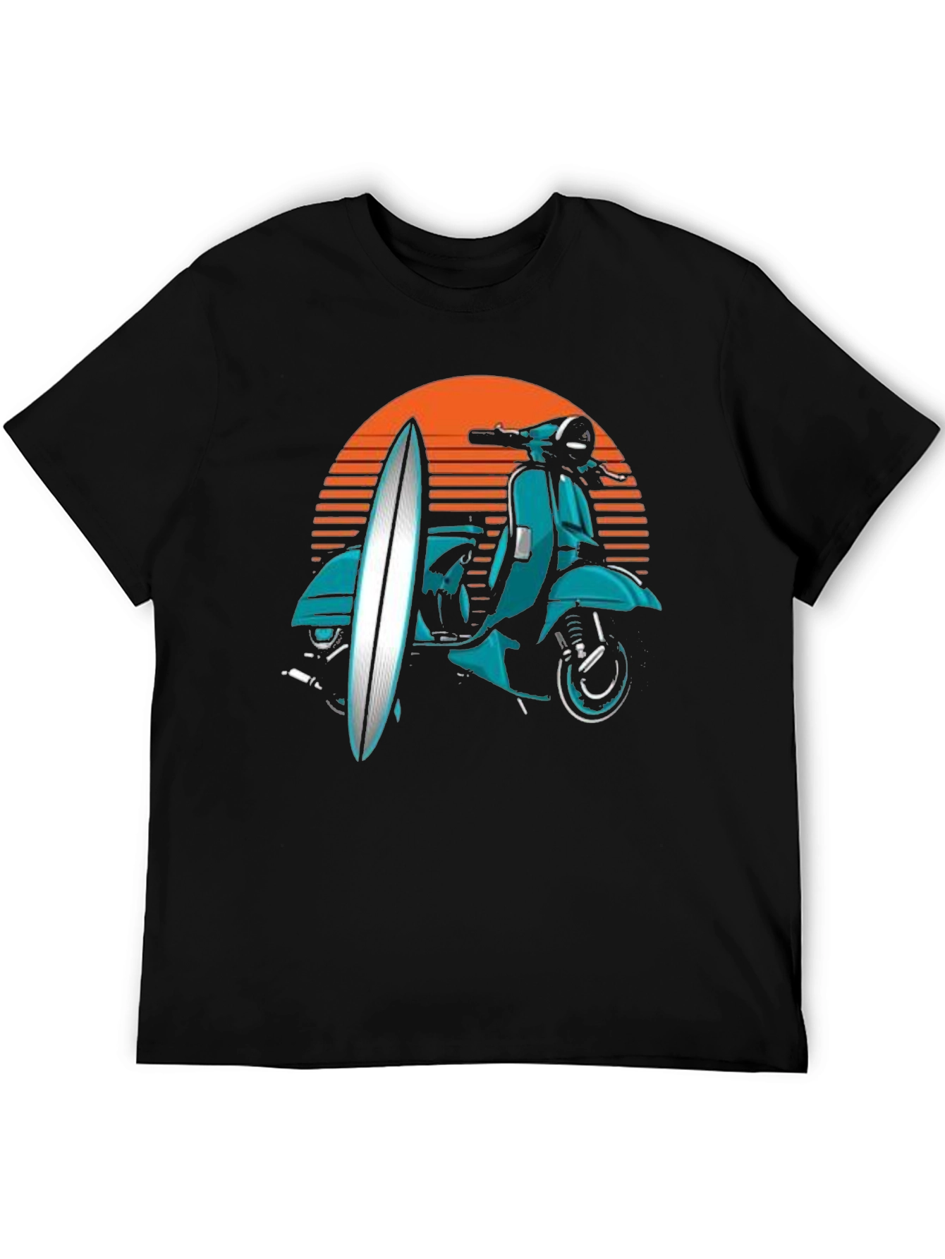 Surfboard & Scooter Tee