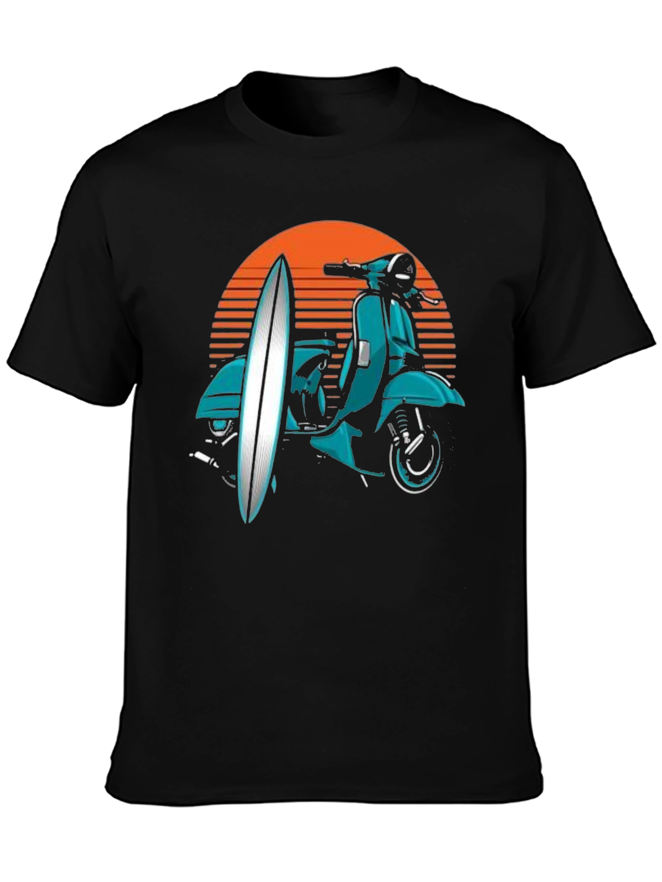 Surfboard & Scooter Tee