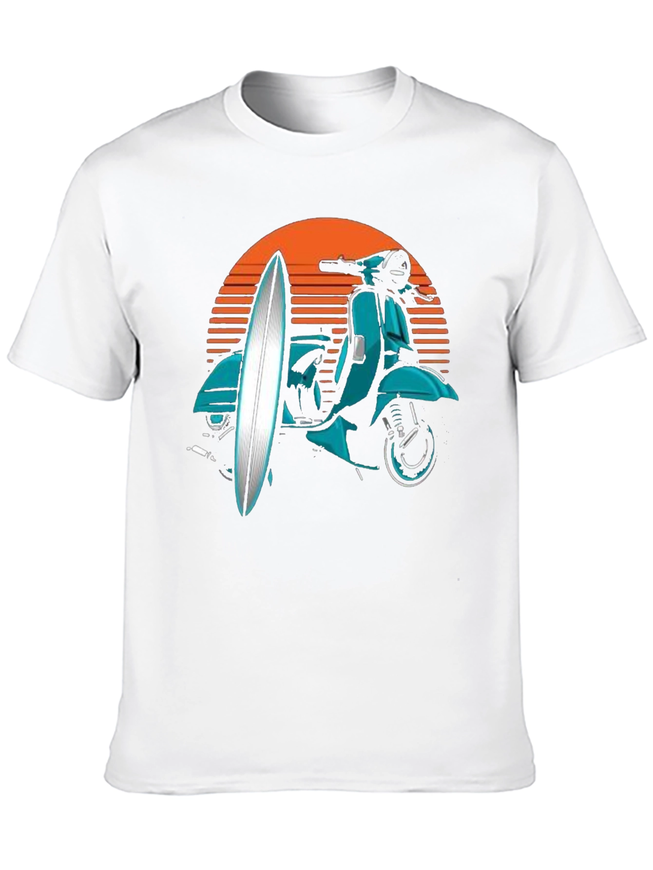 Surfboard & Scooter Tee