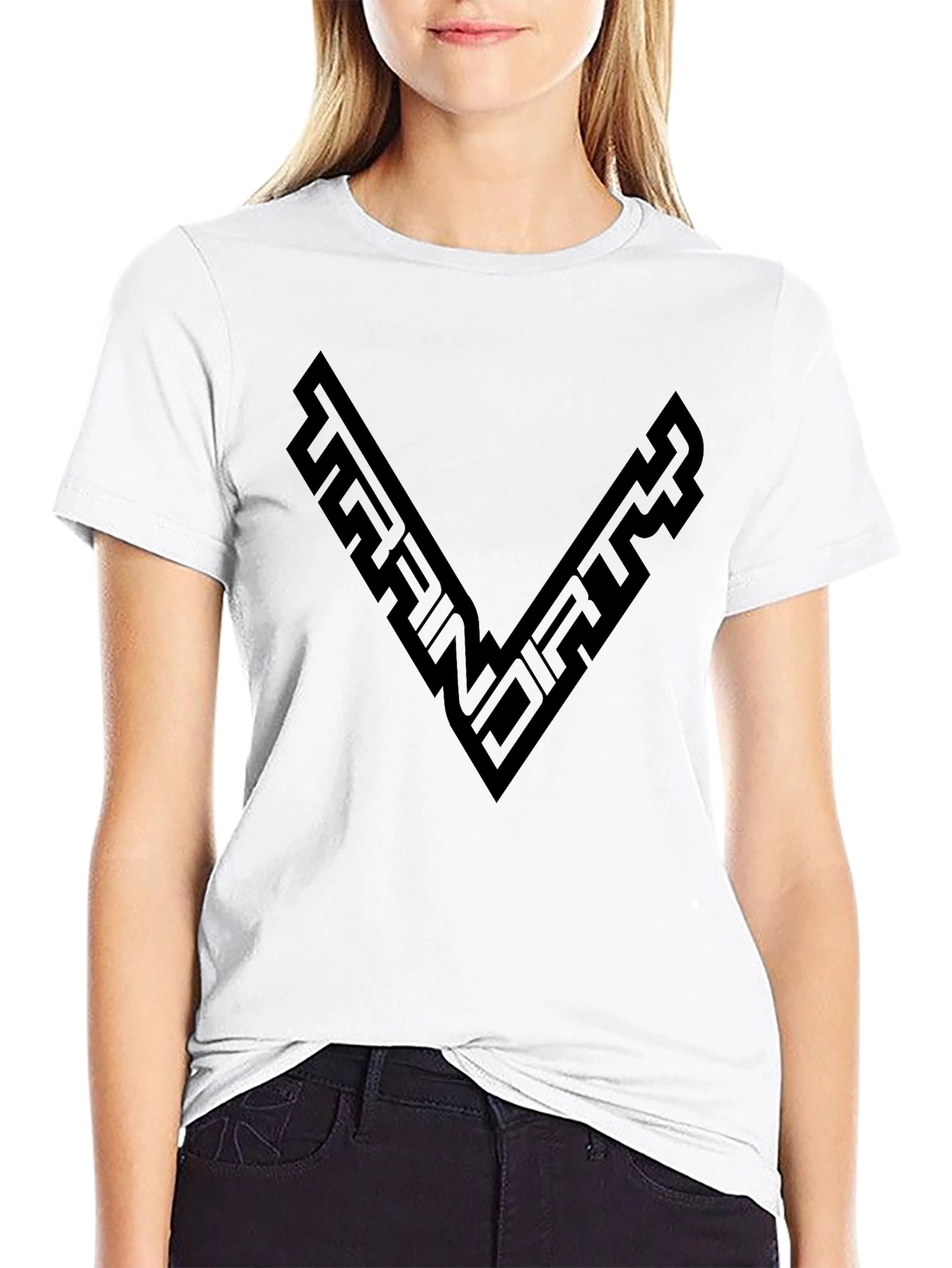 Train Dirty Black Graphic Tee - Mens Fitness Apparel