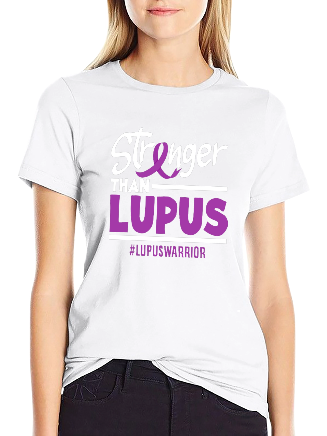 Stronger Than Lupus Awareness T-Shirt