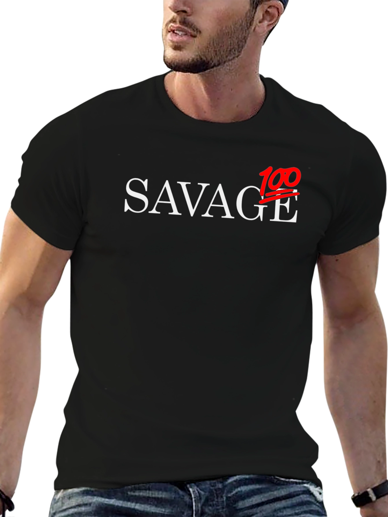 Savage 100 Graphic T-Shirt - Black