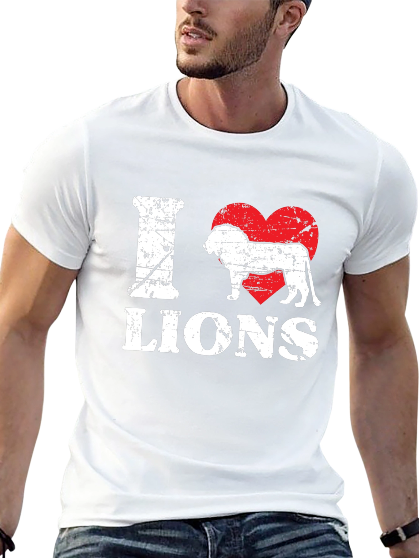 I Heart Lions Graphic Tee