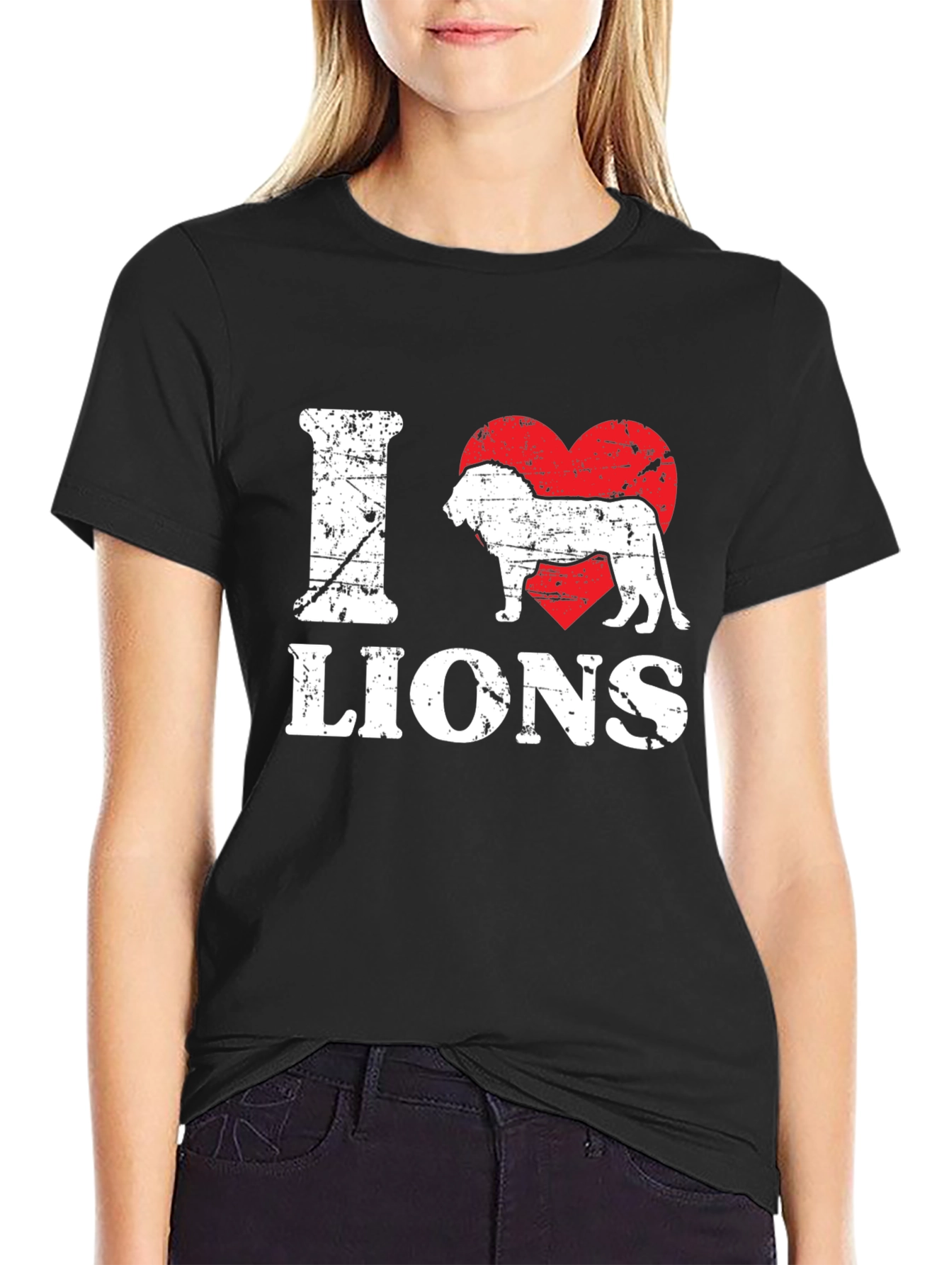 I Heart Lions Graphic Tee