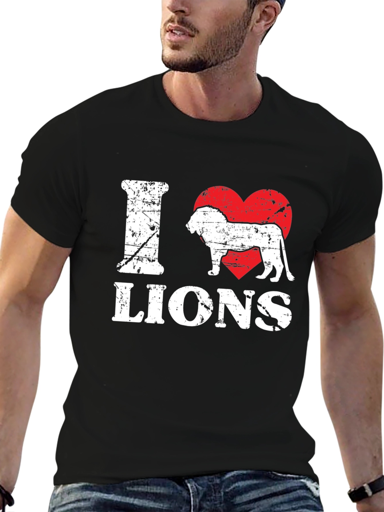 I Heart Lions Graphic Tee