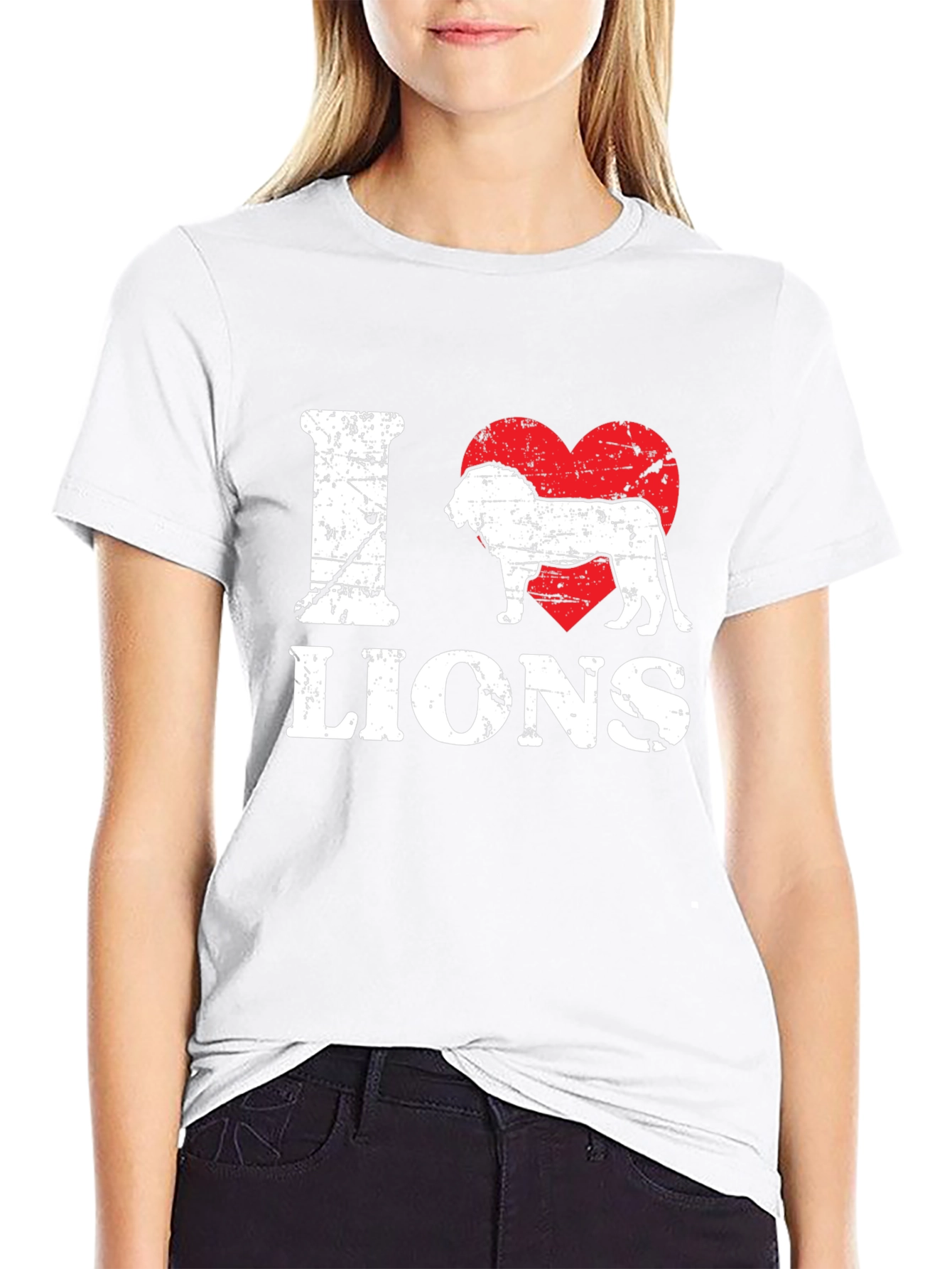I Heart Lions Graphic Tee