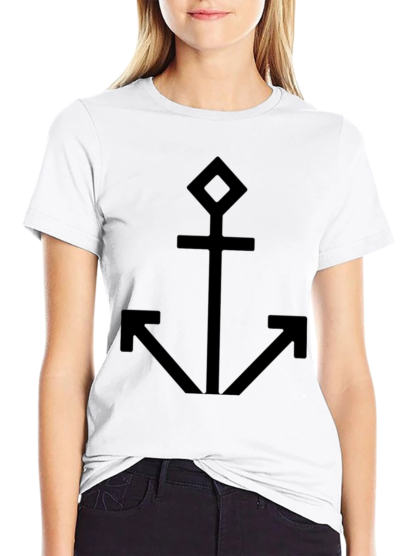 Anchor Graphic Black T-Shirt