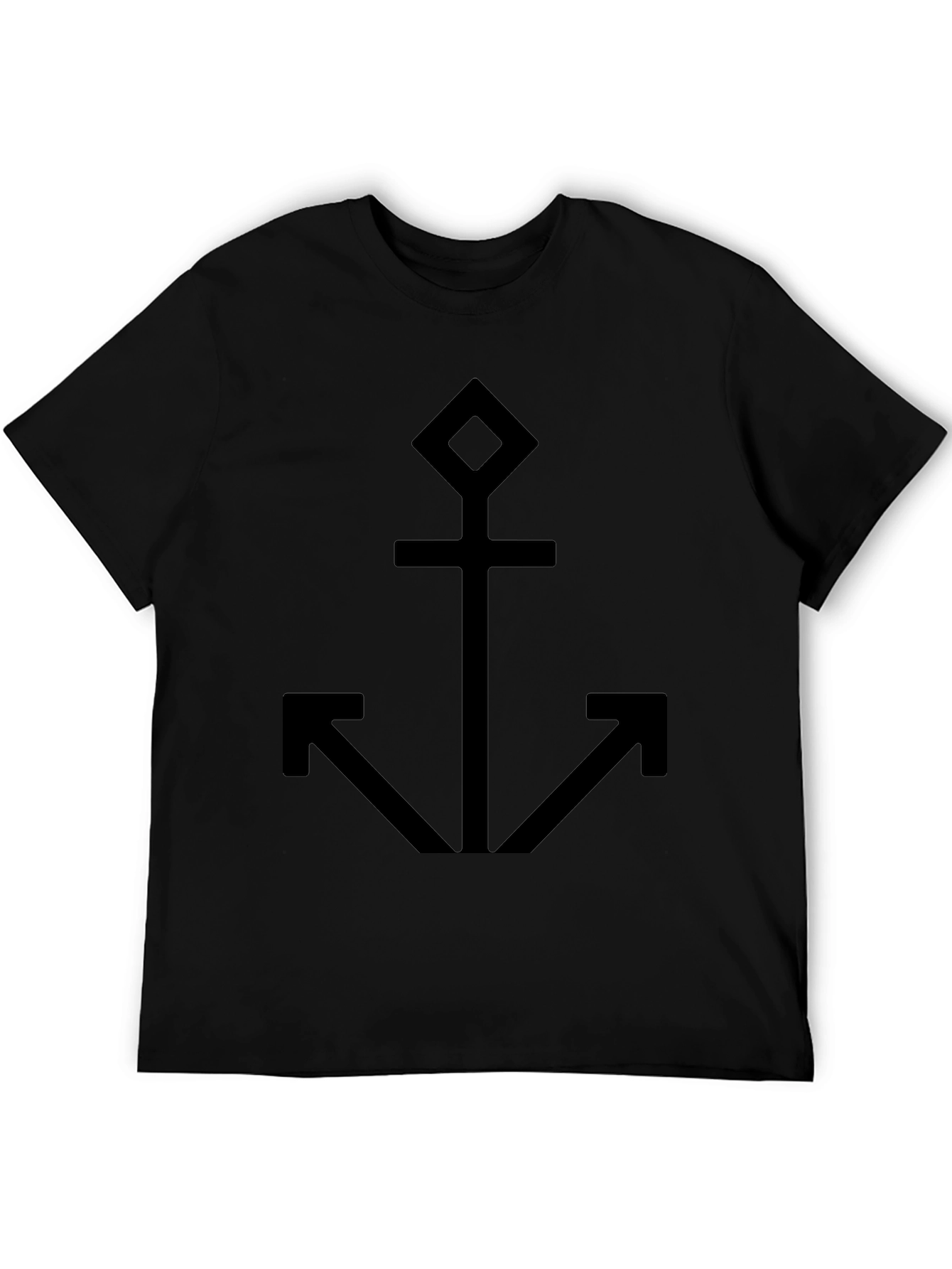 Anchor Graphic Black T-Shirt