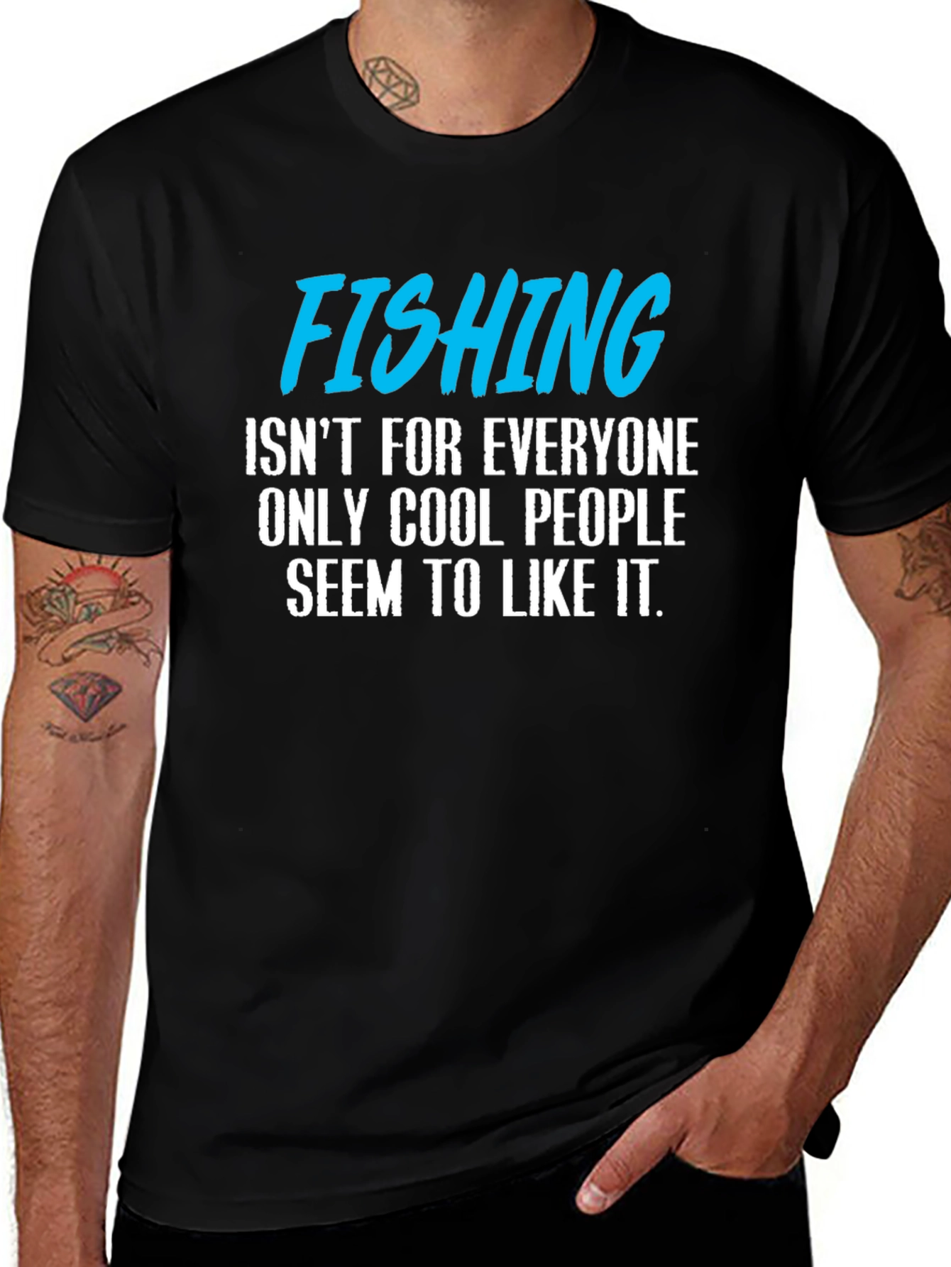 Fishing T-Shirt: Cool People Only!