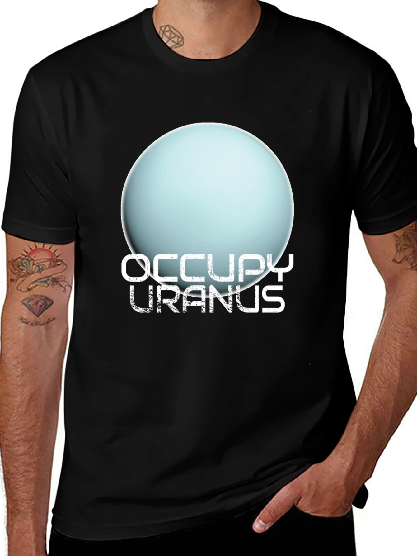 Occupy Uranus T-Shirt - Funny Space Tee