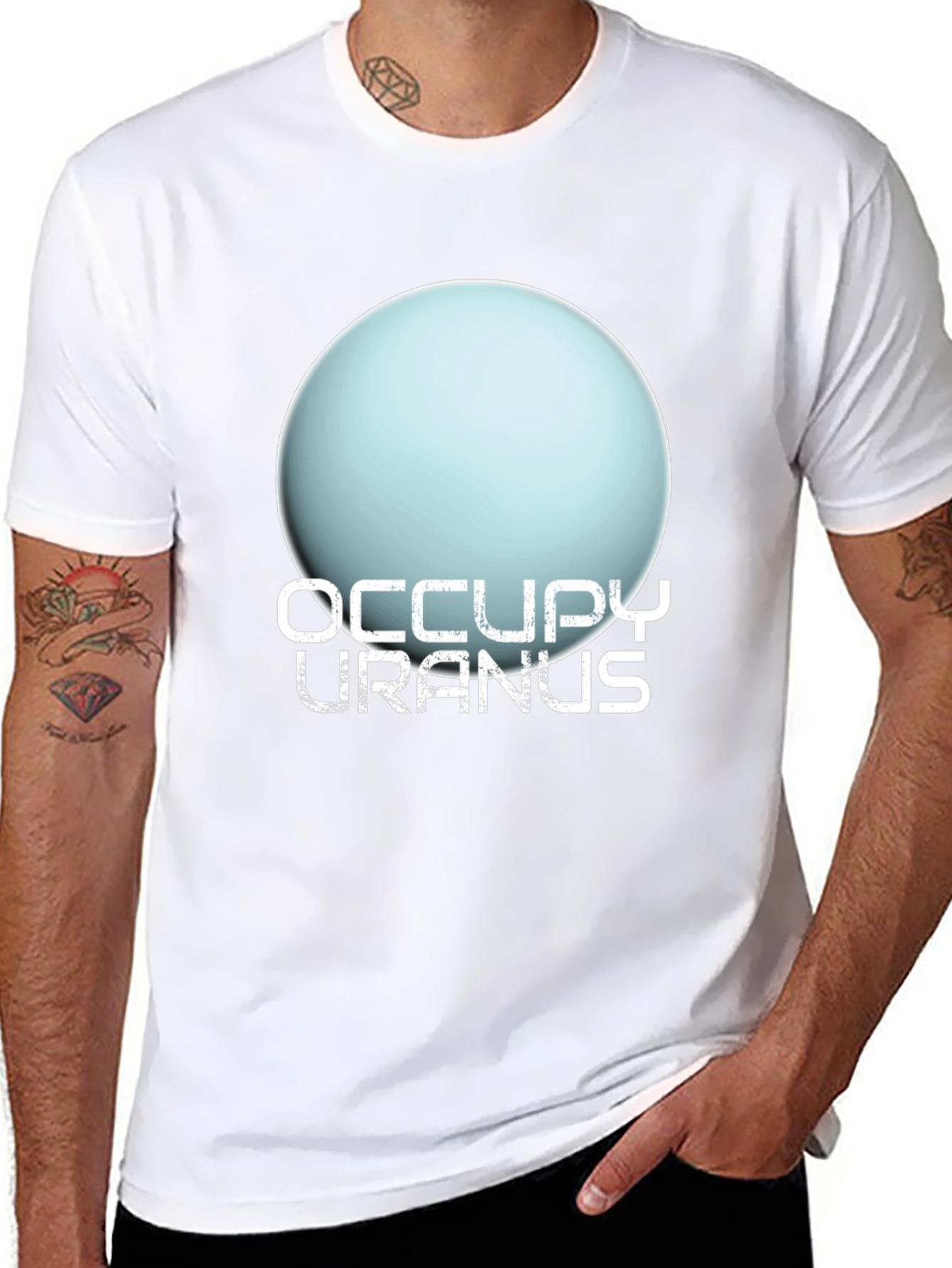 Occupy Uranus T-Shirt - Funny Space Tee