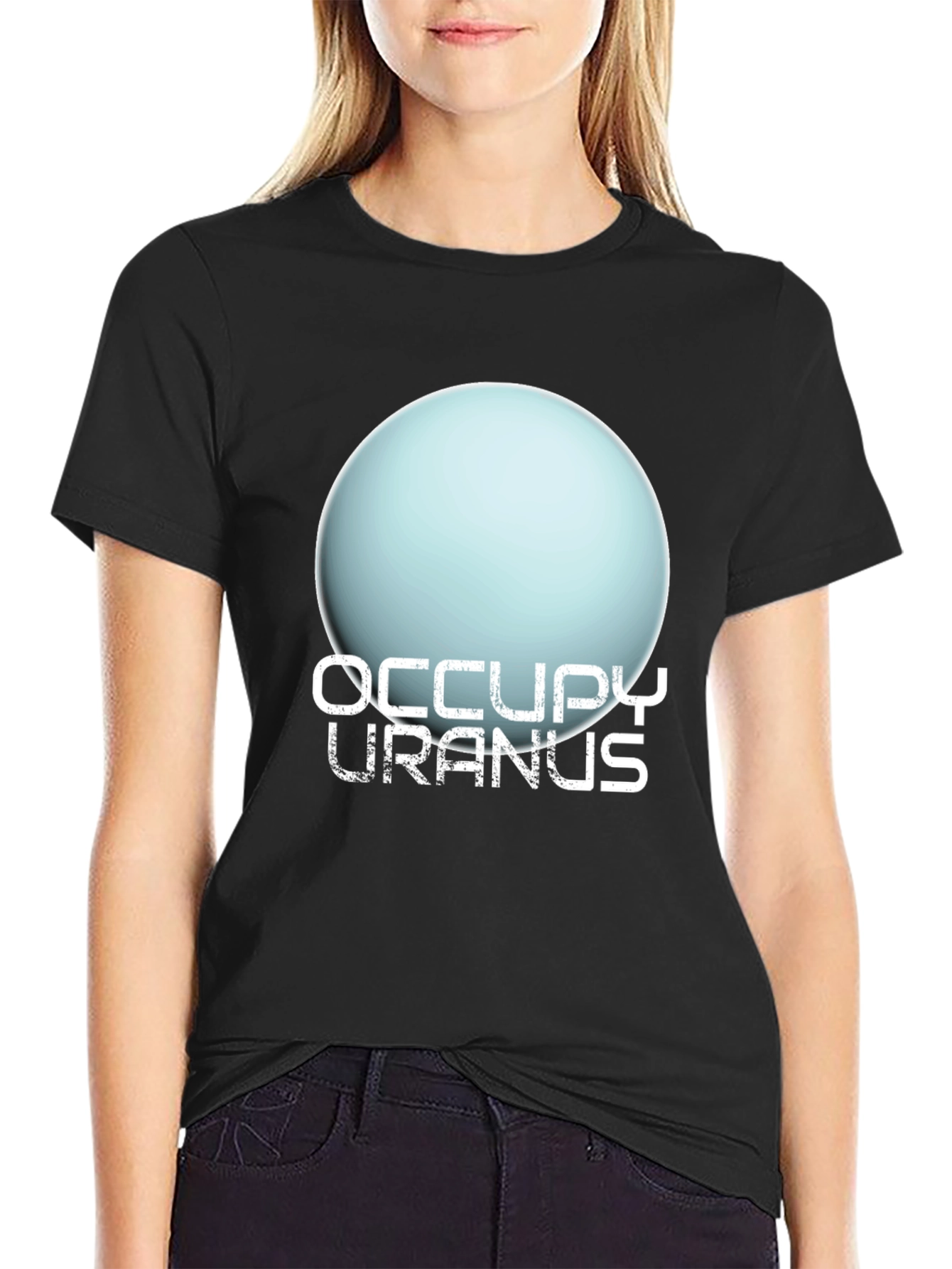 Occupy Uranus T-Shirt - Funny Space Tee